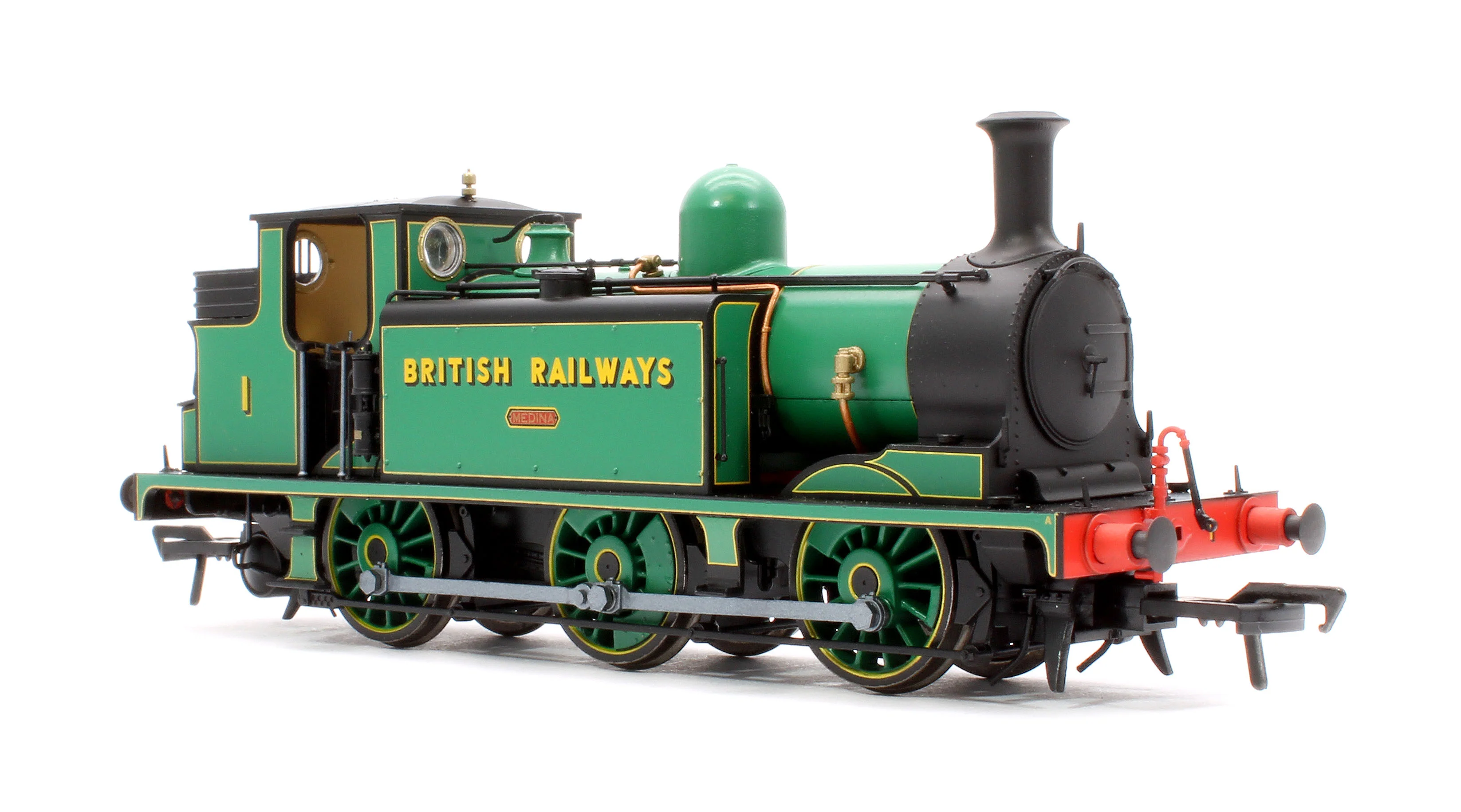 936512 LBSCR Stroudley ‘E1’ 0-6-0T No. 1 Medina, BR Green, ‘Sunshine’ Lettering - Steam Tank Locomotive - DCC Sound - Image 4
