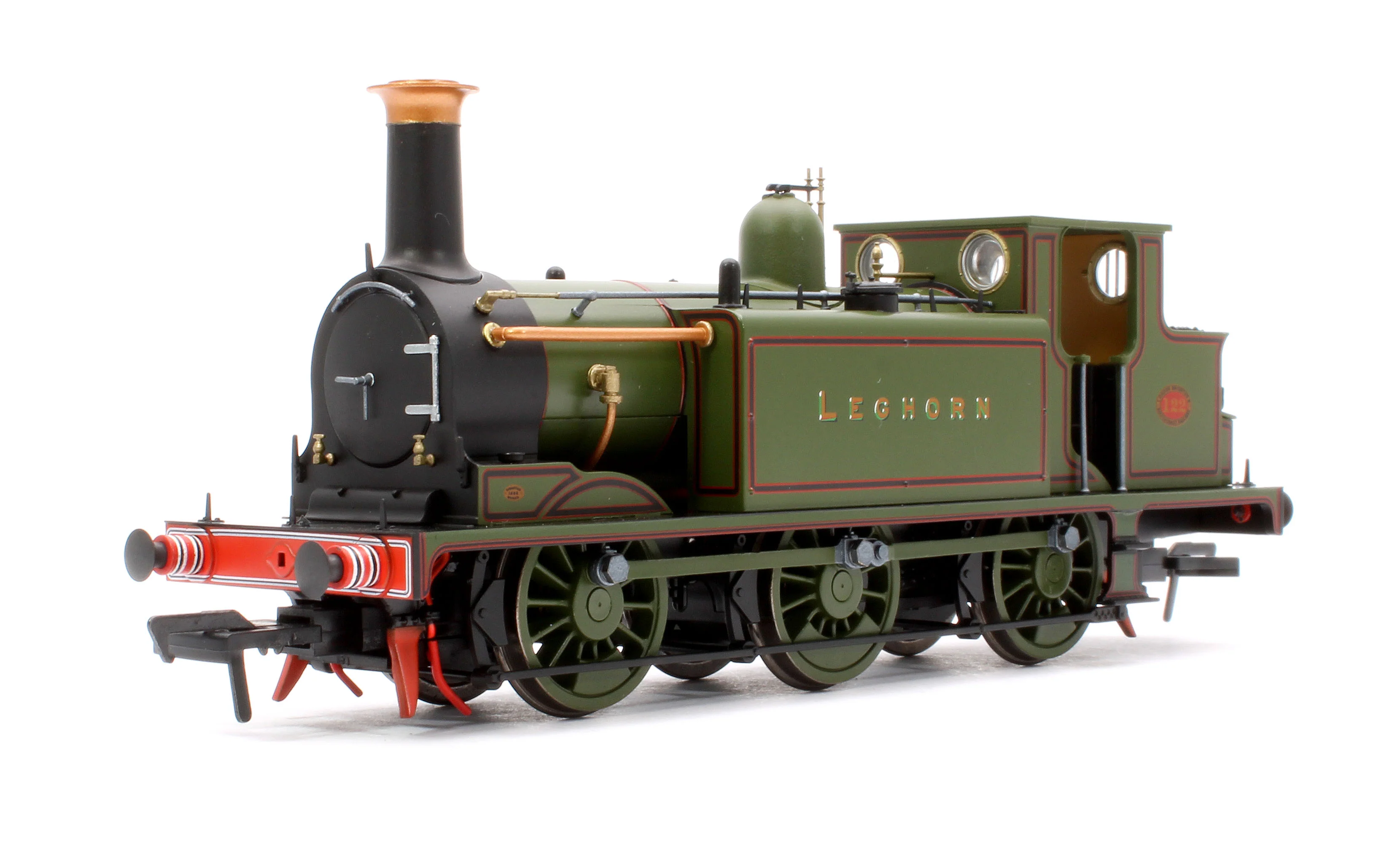 936504 LBSCR Stroudley ‘E1’ 0-6-0T No. 122 Leghorn, LBSCR Goods Green - Steam Tank Locomotive - DCC Sound