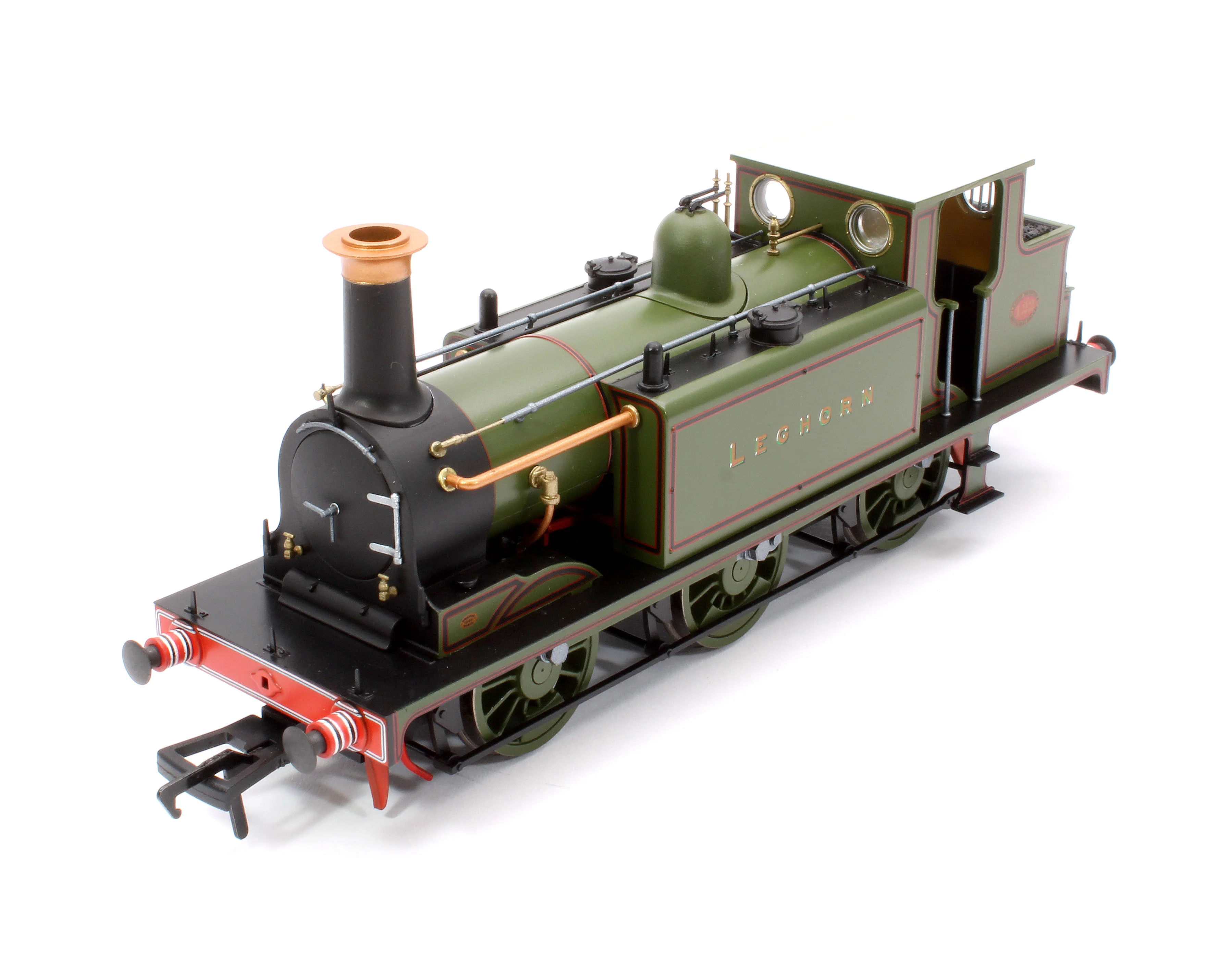 936504 LBSCR Stroudley ‘E1’ 0-6-0T No. 122 Leghorn, LBSCR Goods Green - Steam Tank Locomotive - DCC Sound - Image 10
