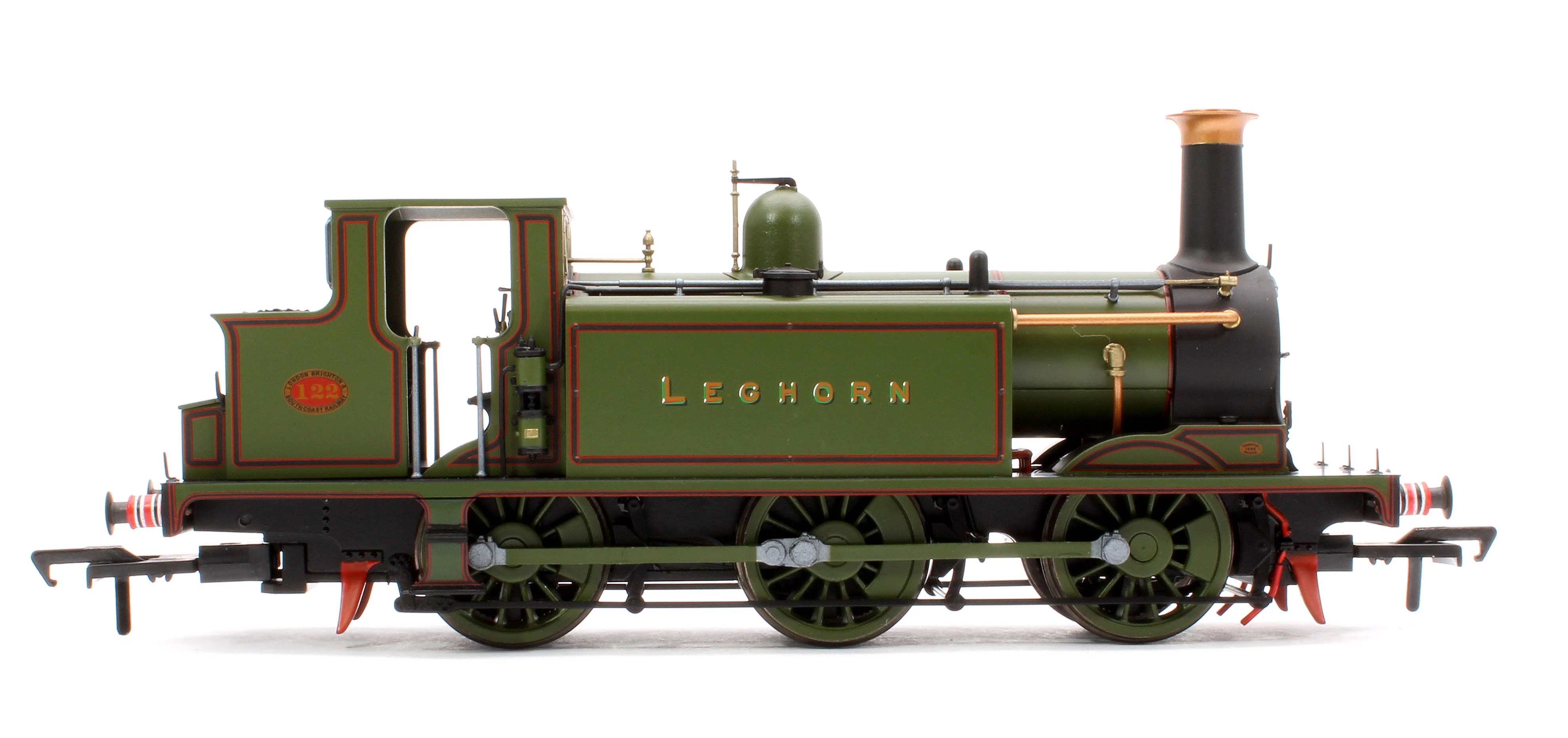 936504 LBSCR Stroudley ‘E1’ 0-6-0T No. 122 Leghorn, LBSCR Goods Green - Steam Tank Locomotive - DCC Sound - Image 6