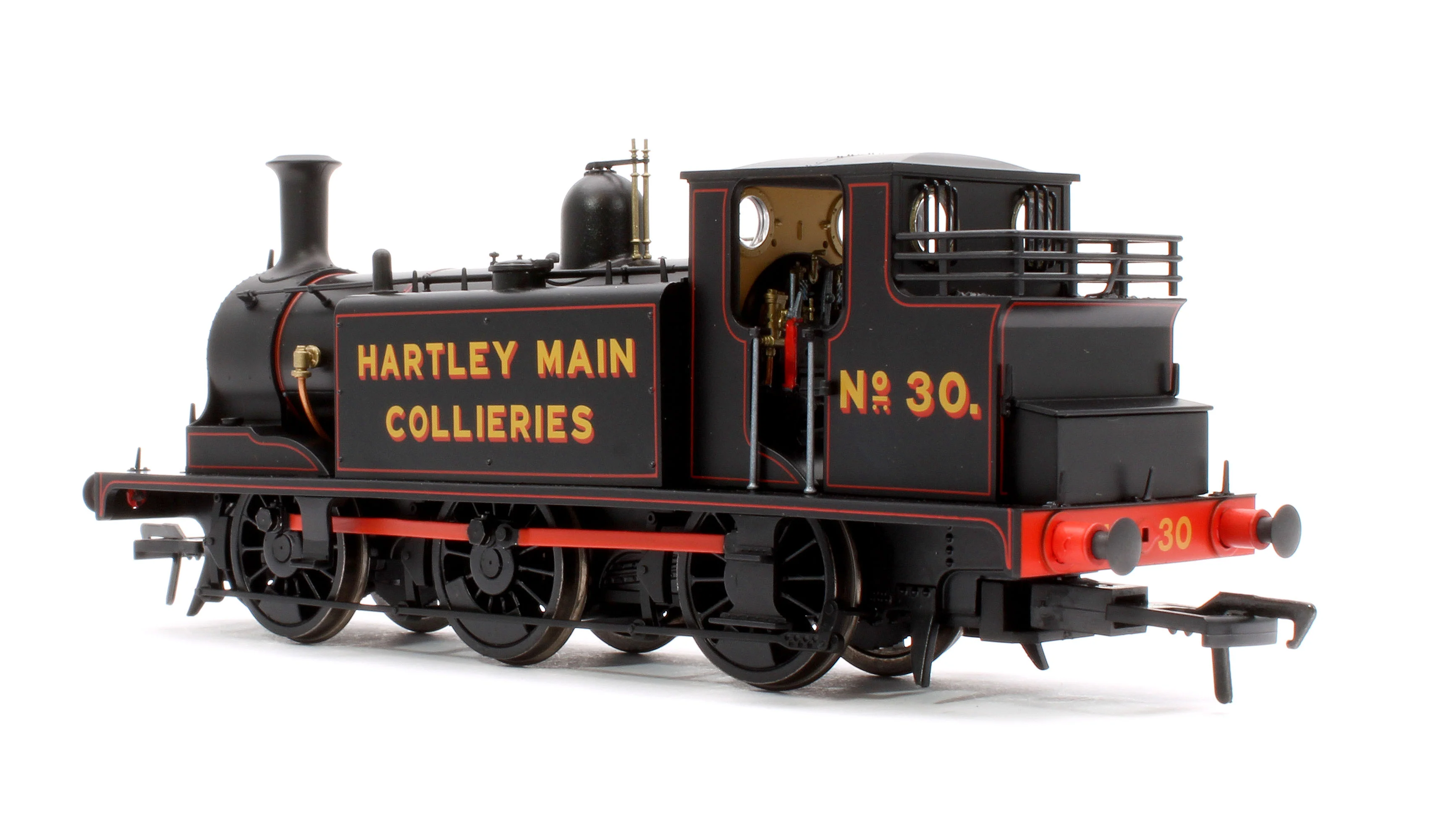 936514 LBSCR Stroudley ‘E1’ 0-6-0T No. 30, Hartley Main Colliery Livery - Steam Tank Locomotive - DCC Sound - Image 2