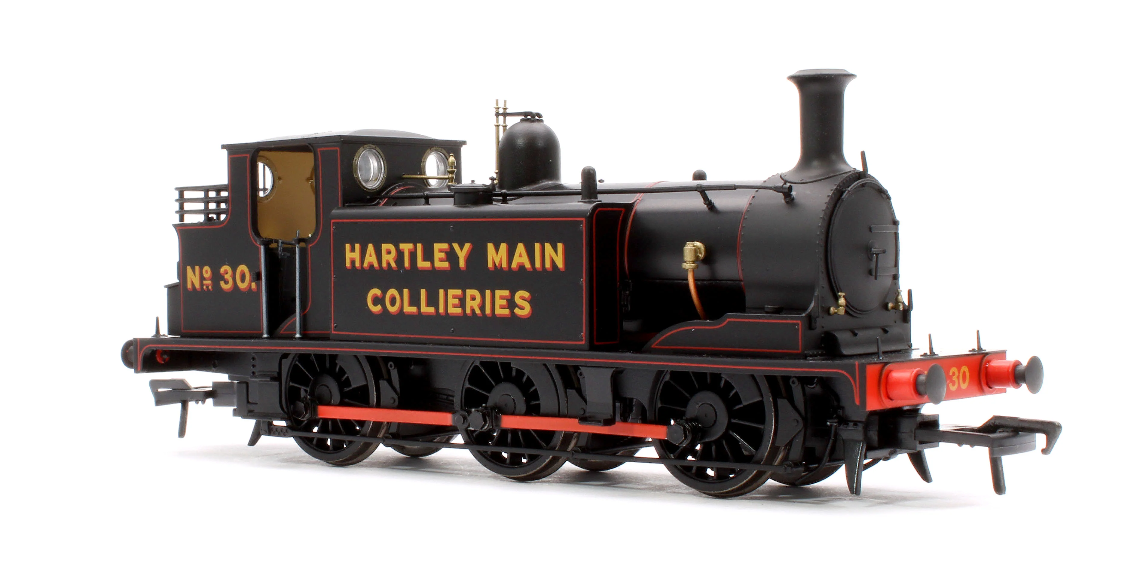 936514 LBSCR Stroudley ‘E1’ 0-6-0T No. 30, Hartley Main Colliery Livery - Steam Tank Locomotive - DCC Sound - Image 4