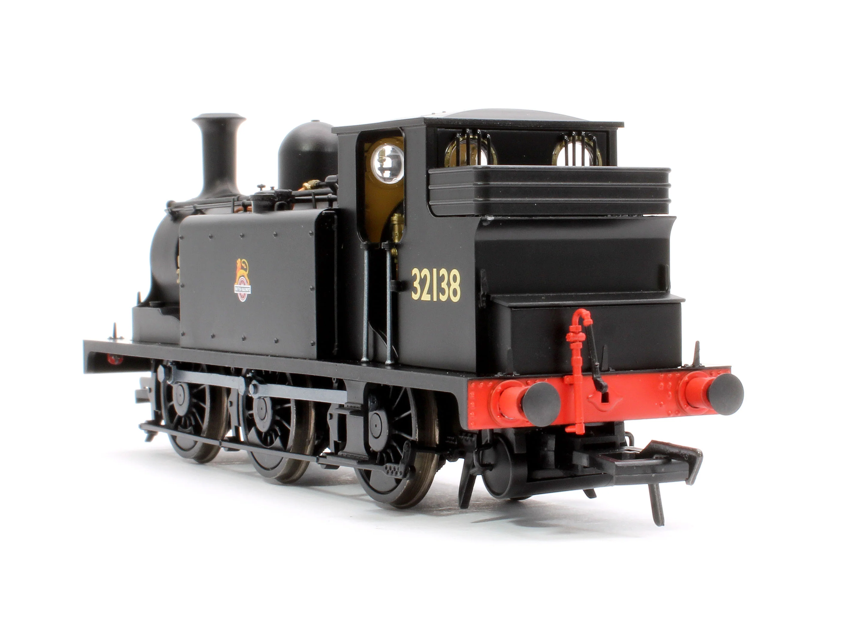 936010 LBSCR Stroudley ‘E1’ 0-6-0T No. 32138 BR Unlined Black (Early Emblem) - Steam Tank Locomotive - Image 9