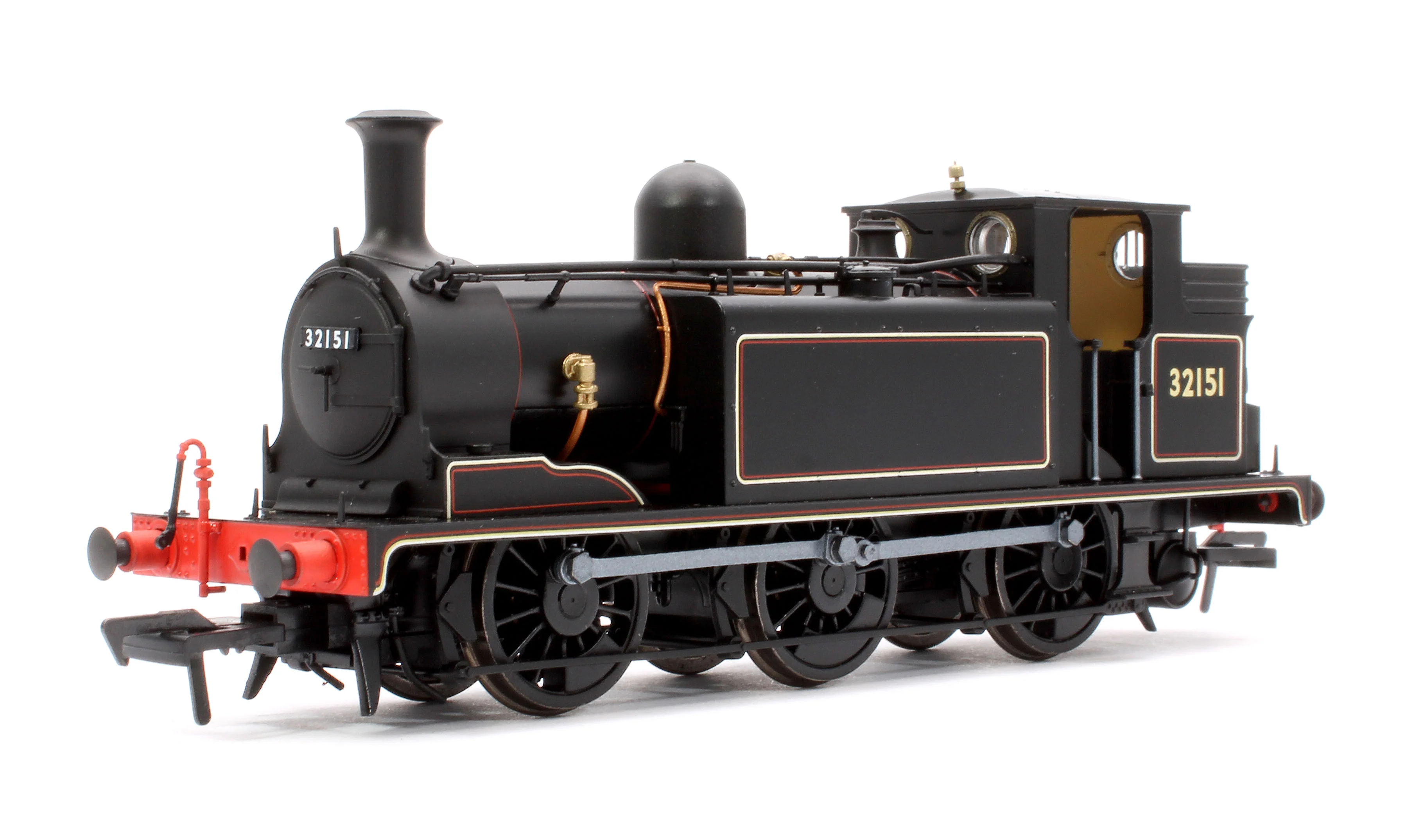 936011 LBSCR Stroudley ‘E1’ 0-6-0T No. 32151 BR Lined Black (No Emblem) - Steam Tank Locomotive