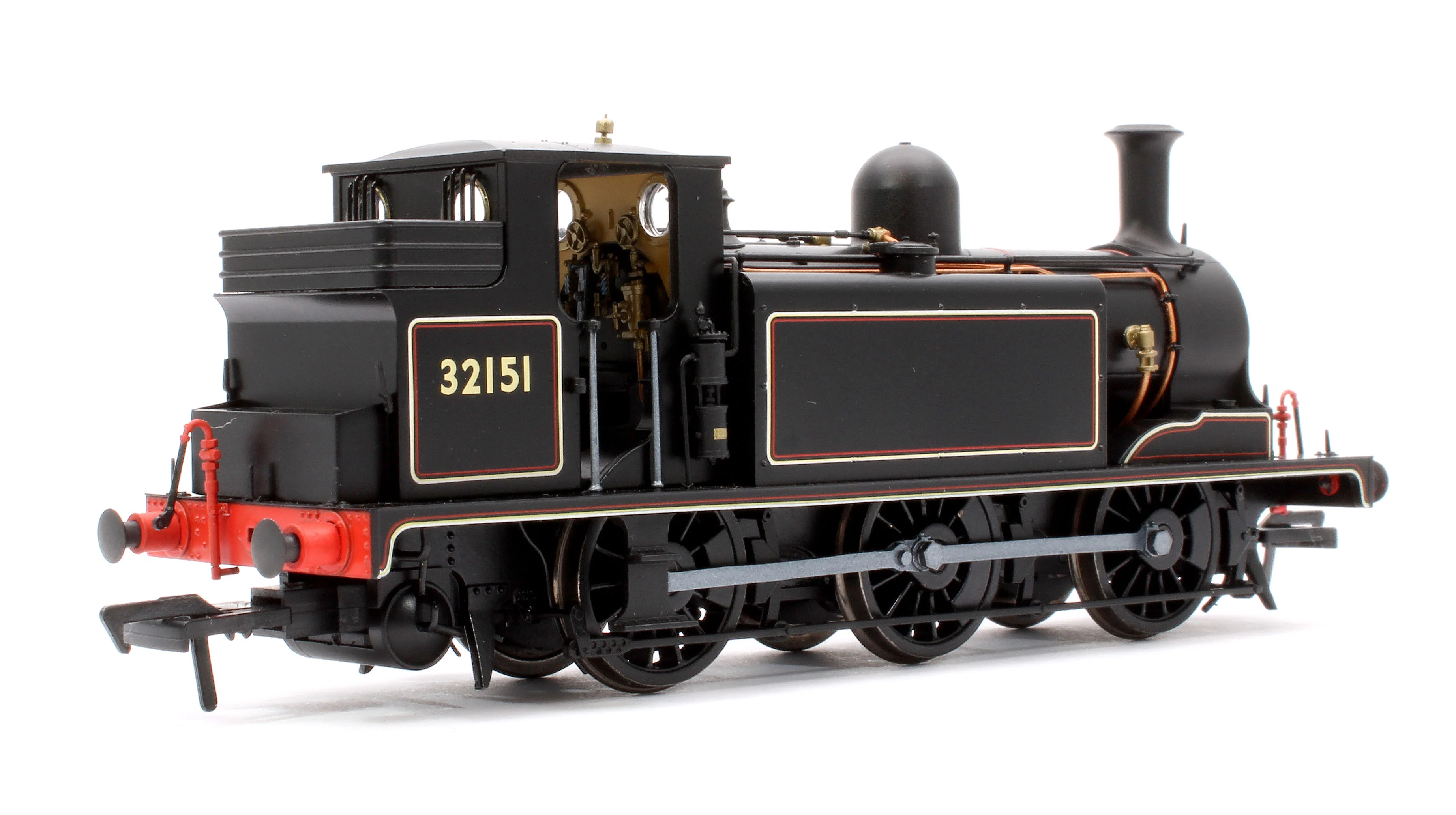 936011 LBSCR Stroudley ‘E1’ 0-6-0T No. 32151 BR Lined Black (No Emblem) - Steam Tank Locomotive - Image 3