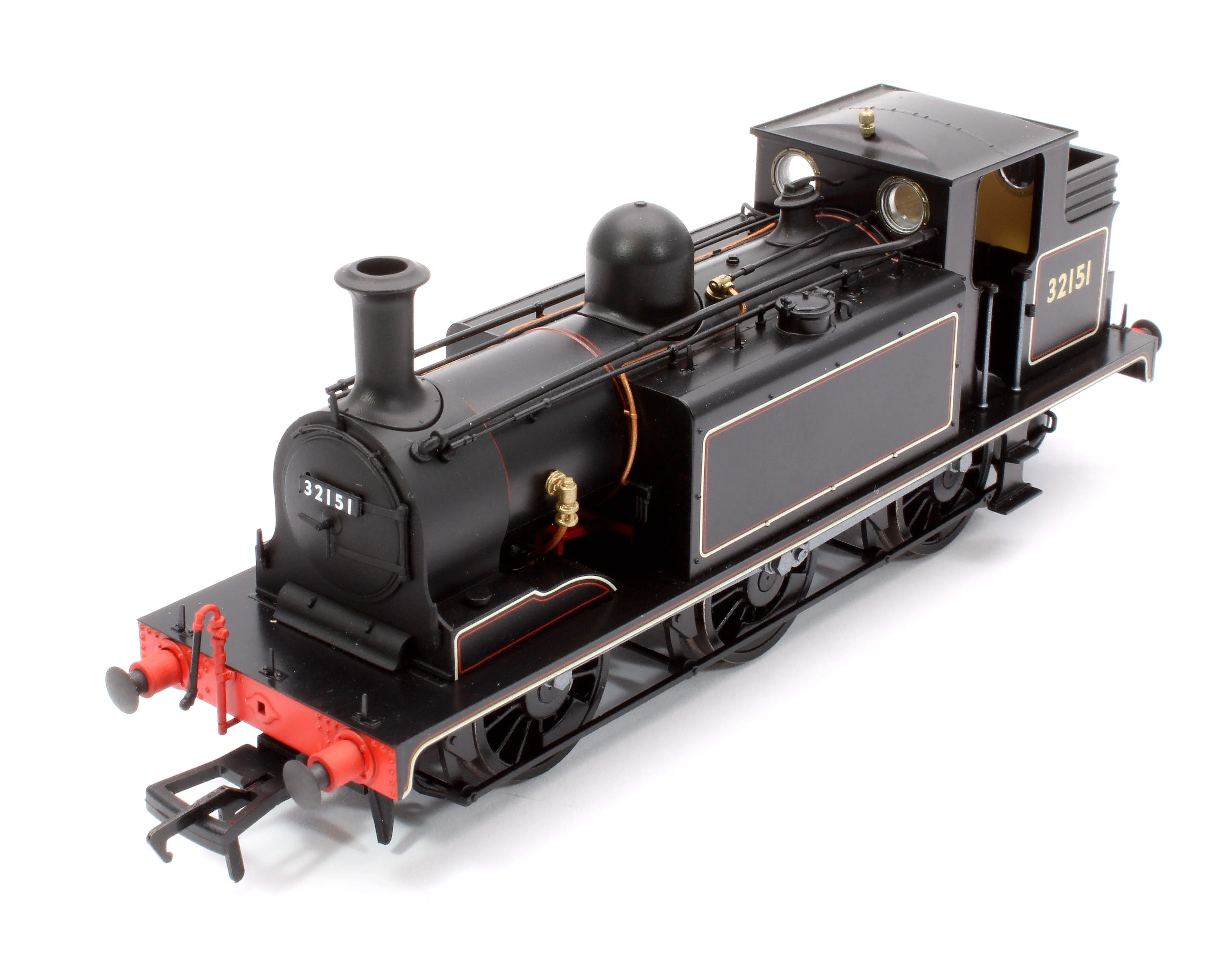 936511 LBSCR Stroudley ‘E1’ 0-6-0T No. 32151 BR Lined Black (No Emblem) - Steam Tank Locomotive - DCC Sound - Image 10