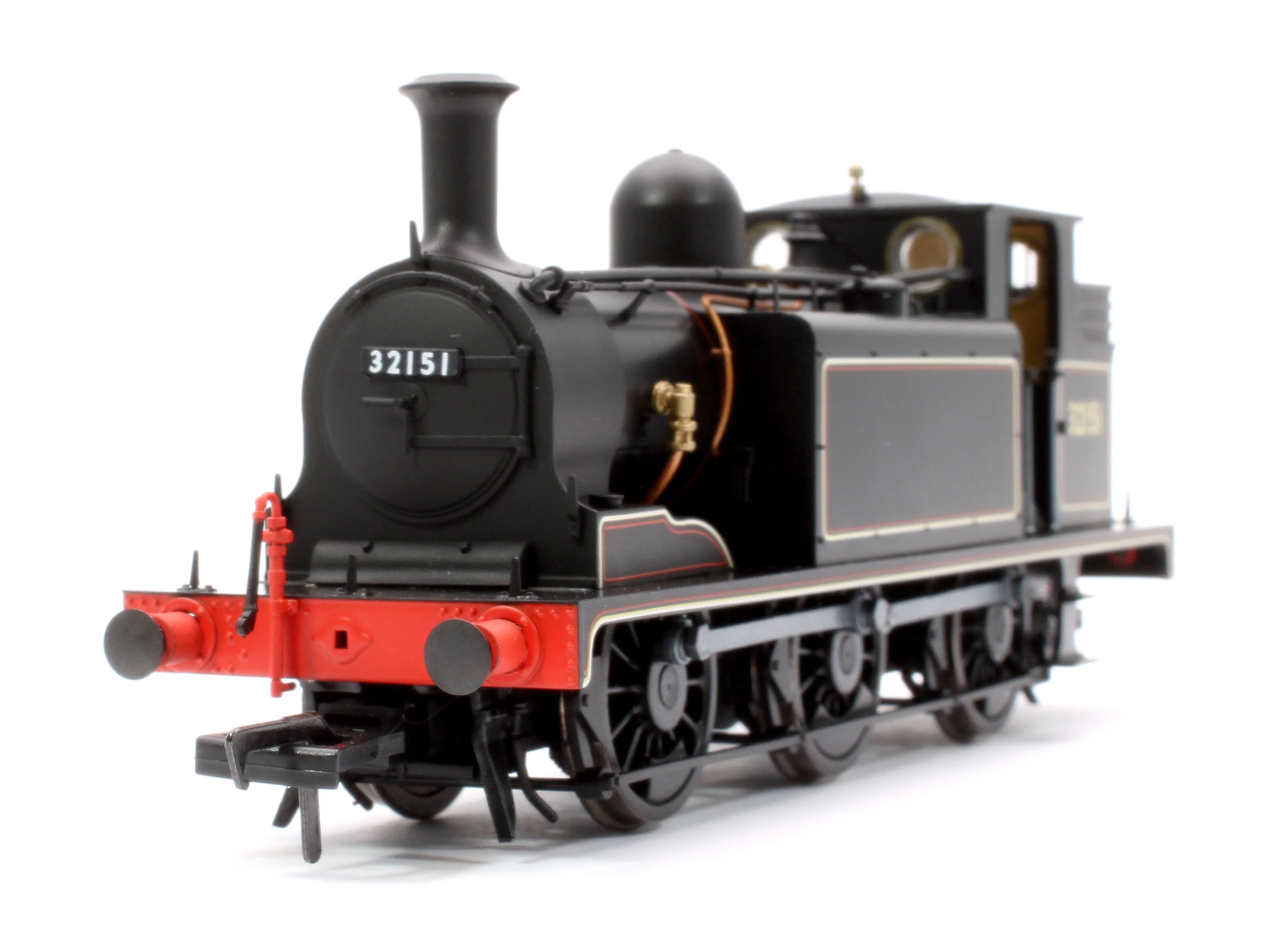 936511 LBSCR Stroudley ‘E1’ 0-6-0T No. 32151 BR Lined Black (No Emblem) - Steam Tank Locomotive - DCC Sound - Image 8