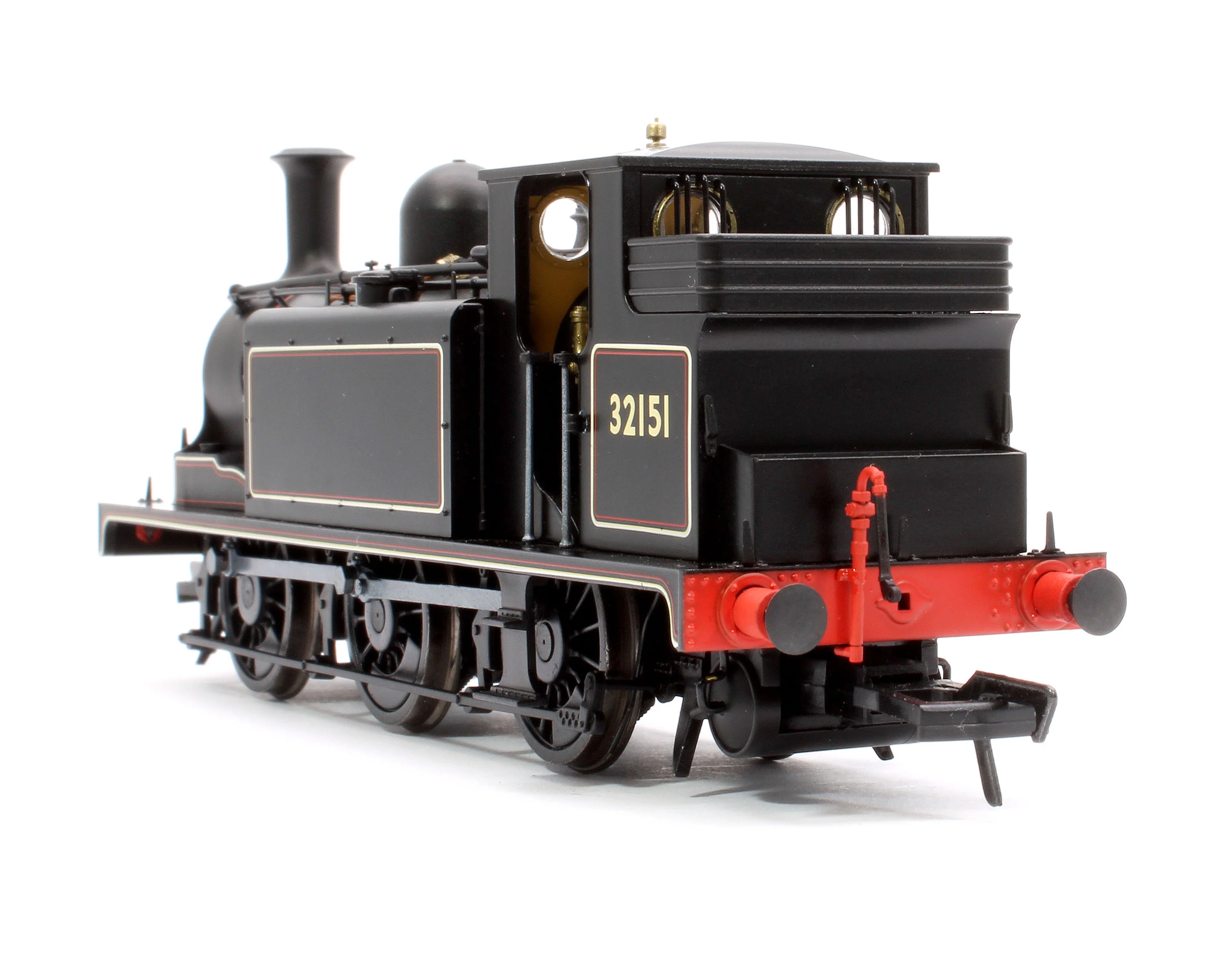 936511 LBSCR Stroudley ‘E1’ 0-6-0T No. 32151 BR Lined Black (No Emblem) - Steam Tank Locomotive - DCC Sound - Image 9