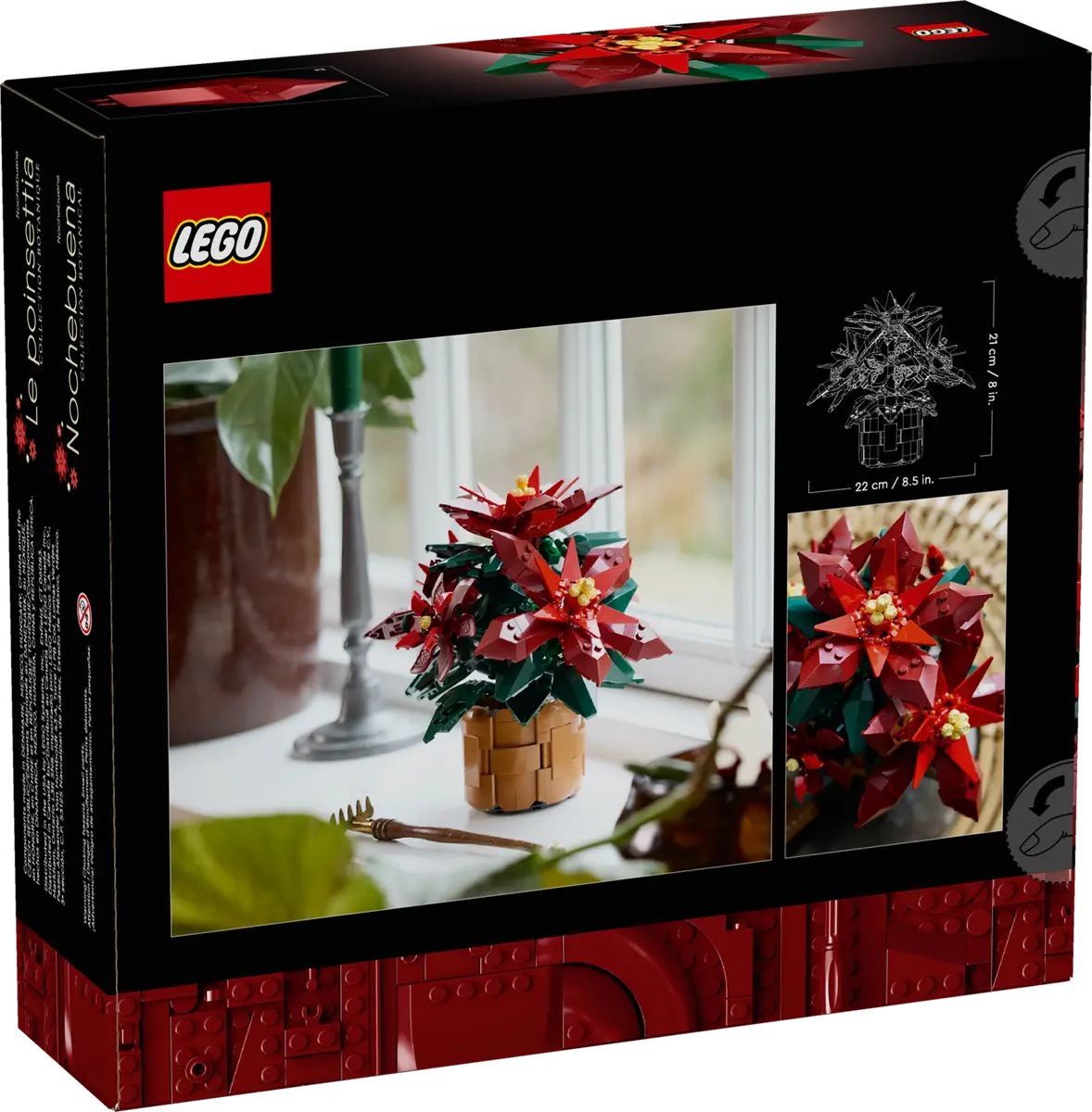 10370 Lego Botanicals Poinsettia - 10370 - Image 9