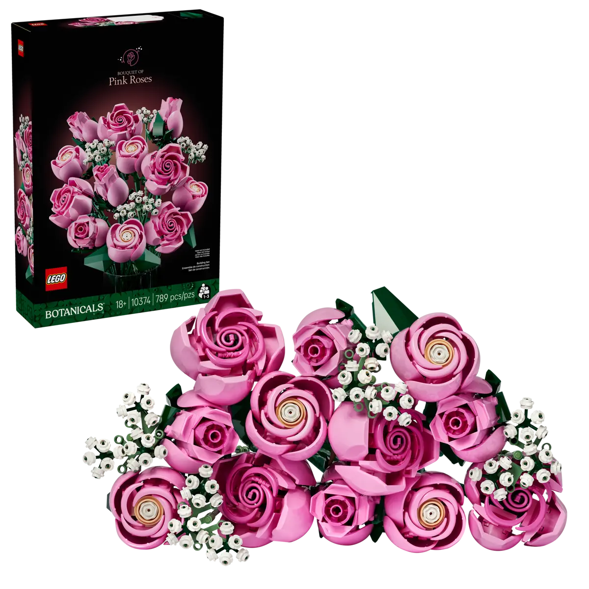 10374 Lego Botanicals Bouquet of Pink Roses - 10374