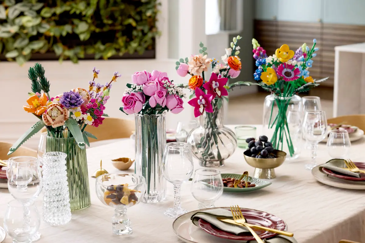 10374 Lego Botanicals Bouquet of Pink Roses - 10374 - Image 16