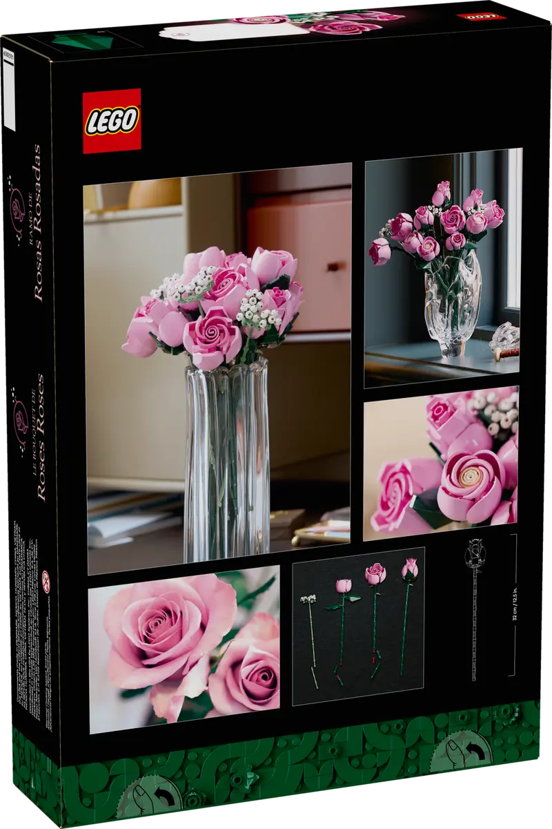 10374 Lego Botanicals Bouquet of Pink Roses - 10374 - Image 18