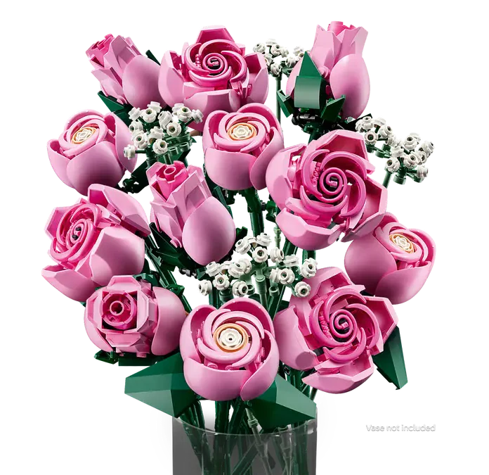10374 Lego Botanicals Bouquet of Pink Roses - 10374 - Image 6