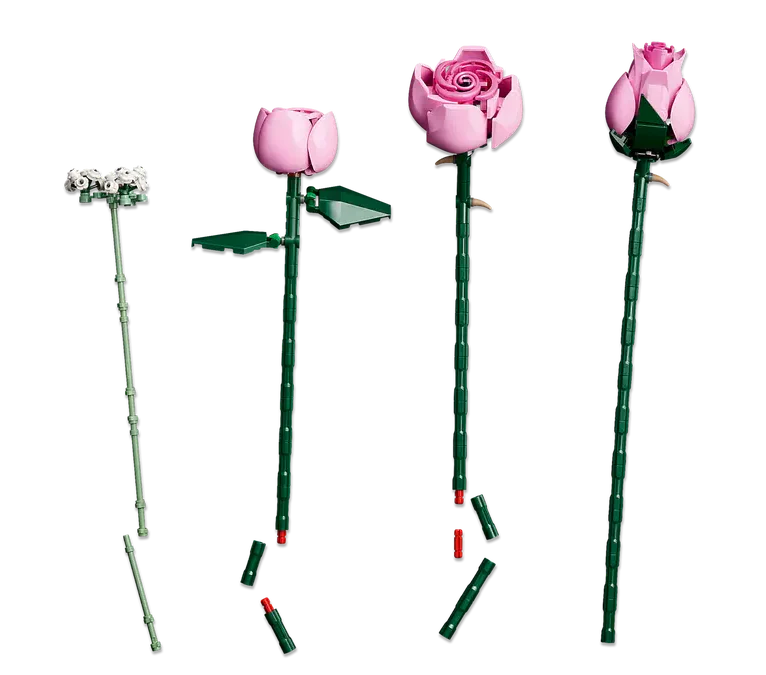 10374 Lego Botanicals Bouquet of Pink Roses - 10374 - Image 9