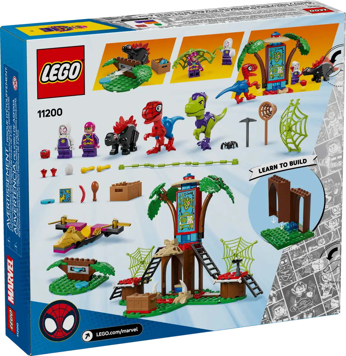 11200 Lego Marvel Spidey and Gobby's Raptor Battle at Tree House HQ - 11200 - Image 10