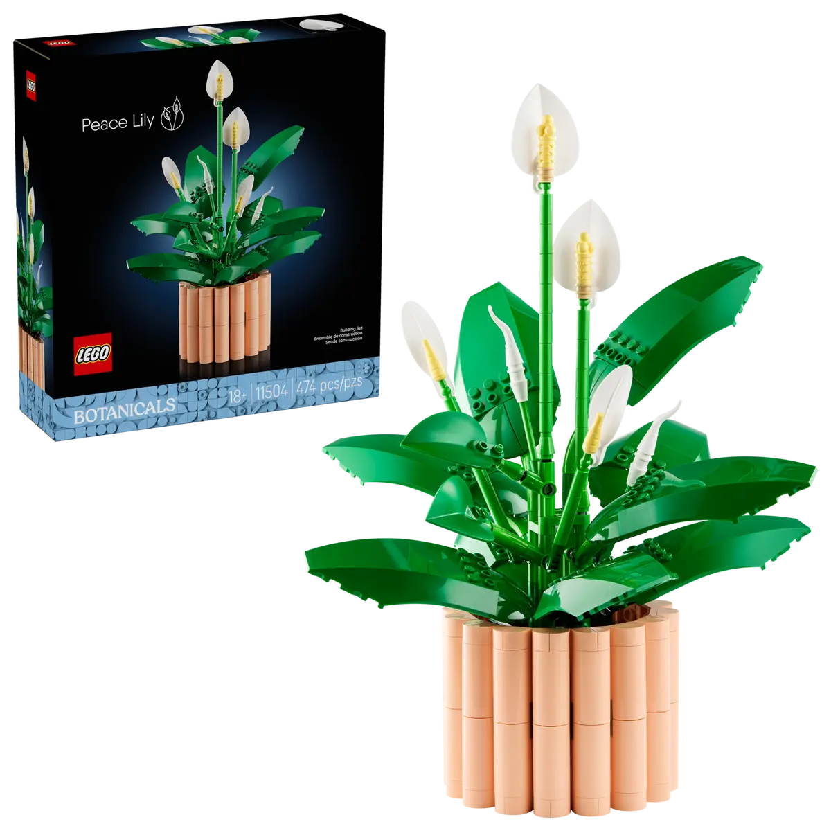 11504 Lego Botanicals Peace Lily - 11504