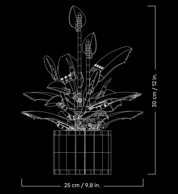 11504 Lego Botanicals Peace Lily - 11504 - Image 8
