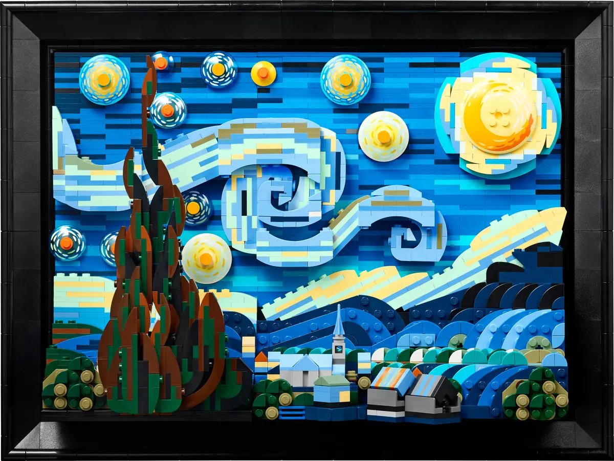 21333 Lego Ideas Vincent van Gogh - The Starry Night - 21333 - Image 2