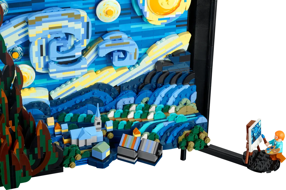 21333 Lego Ideas Vincent van Gogh - The Starry Night - 21333 - Image 4