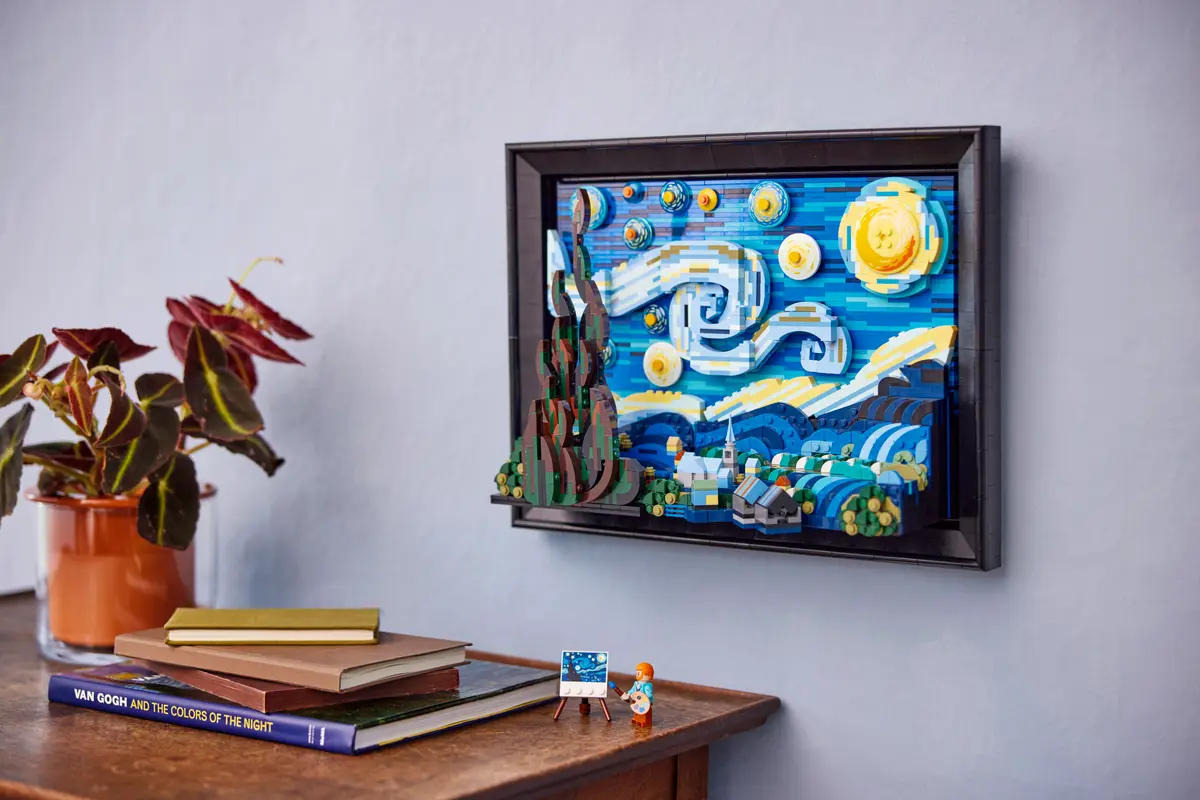 21333 Lego Ideas Vincent van Gogh - The Starry Night - 21333 - Image 9