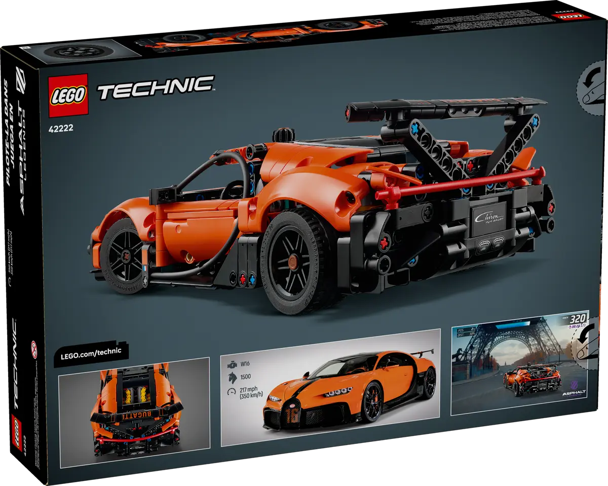42222 Lego Technic Bugatti Chiron Pur Sport Hypercar - 42222 - Image 7