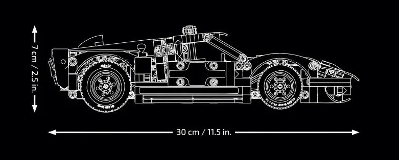 42223 Lego Technic 1966 Ford GT40 MKII Race Car - 42223 - Image 7