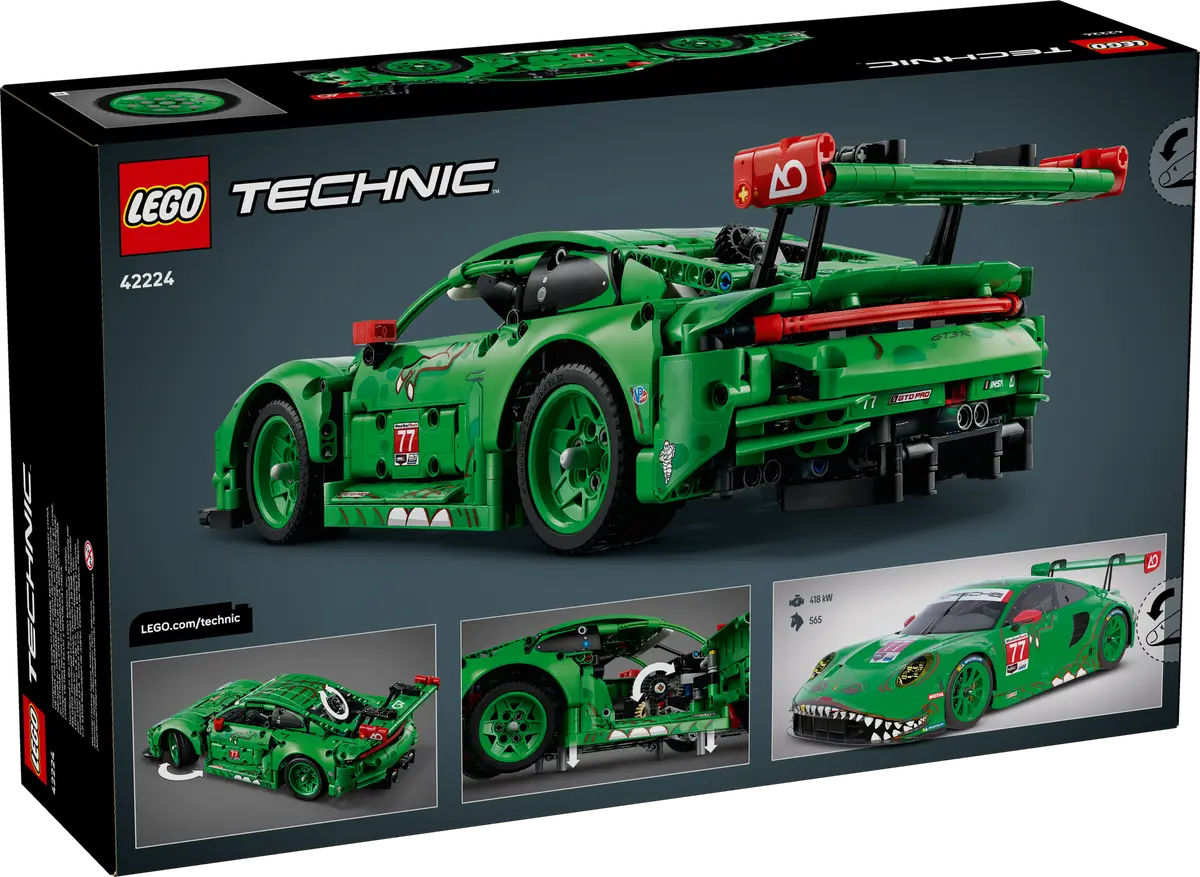 42224 Lego Technic Porsche 911 GT3 R REXY AO Racing Car - 42224 - Image 12