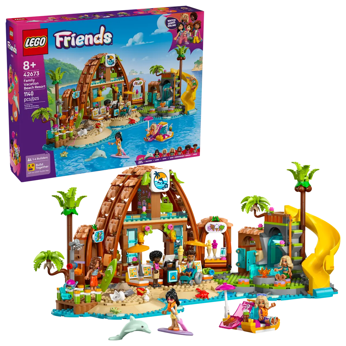 42673 Lego Friends Family Vacation Beach Resort - 42673