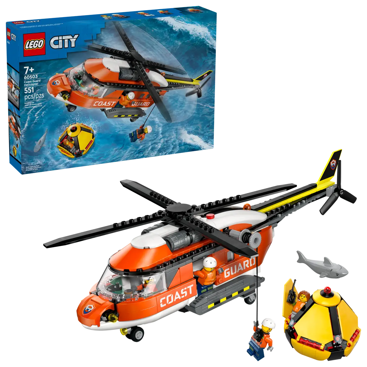 60503 Lego City Coast Guard Helicopter - 60503