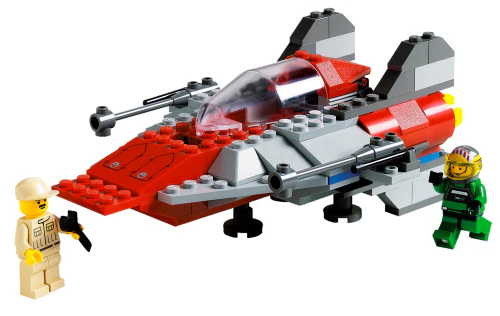 7134 Pre-Owned Lego Star Wars A-Wing Fighter - 7134