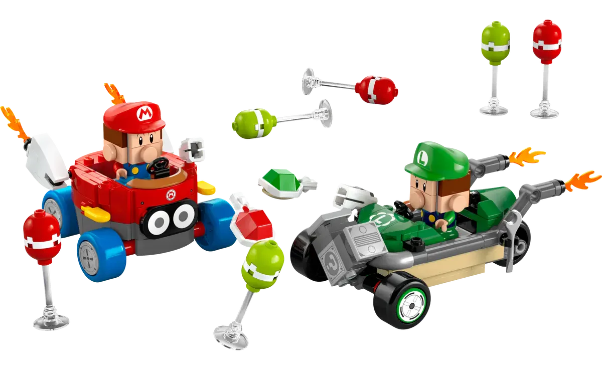 72034 Lego Super Mario™ Mario Kart™ – Baby Mario vs. Baby Luigi - 72034 - Image 2