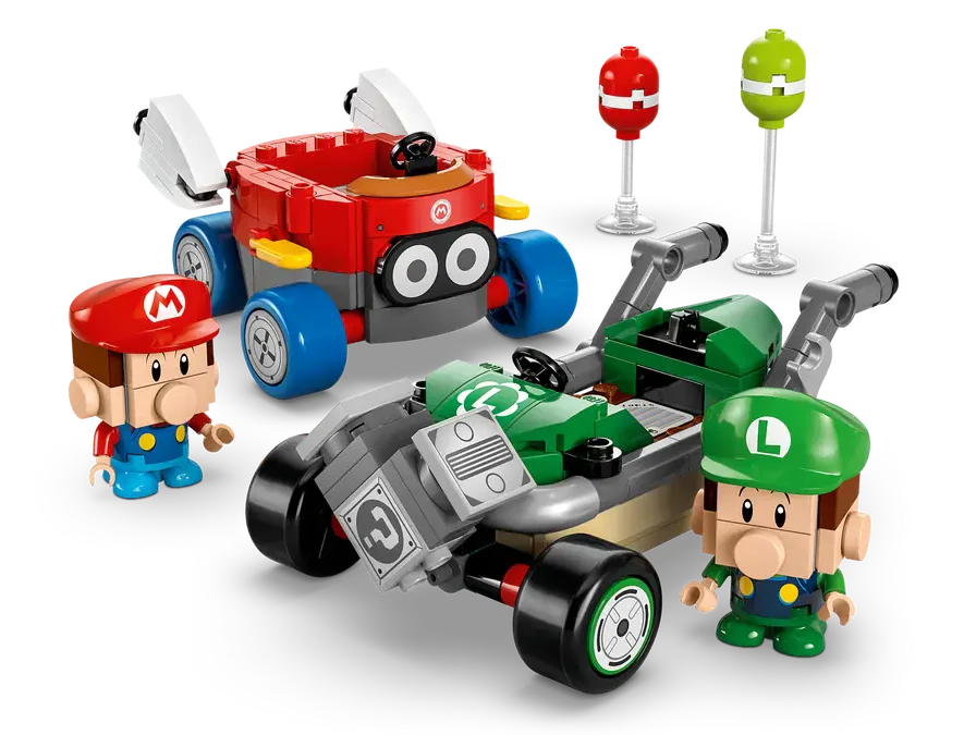 72034 Lego Super Mario™ Mario Kart™ – Baby Mario vs. Baby Luigi - 72034 - Image 5