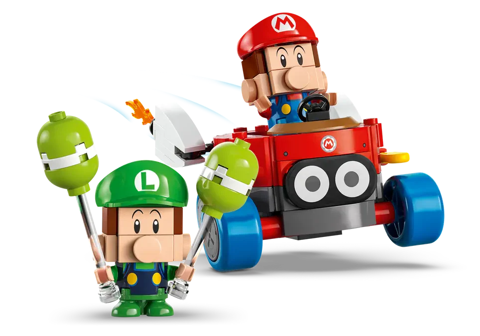 72034 Lego Super Mario™ Mario Kart™ – Baby Mario vs. Baby Luigi - 72034 - Image 6