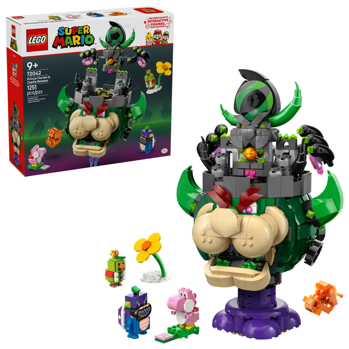 72042 Lego Super Mario™ Prince Florian & Castle Bowser - 72042