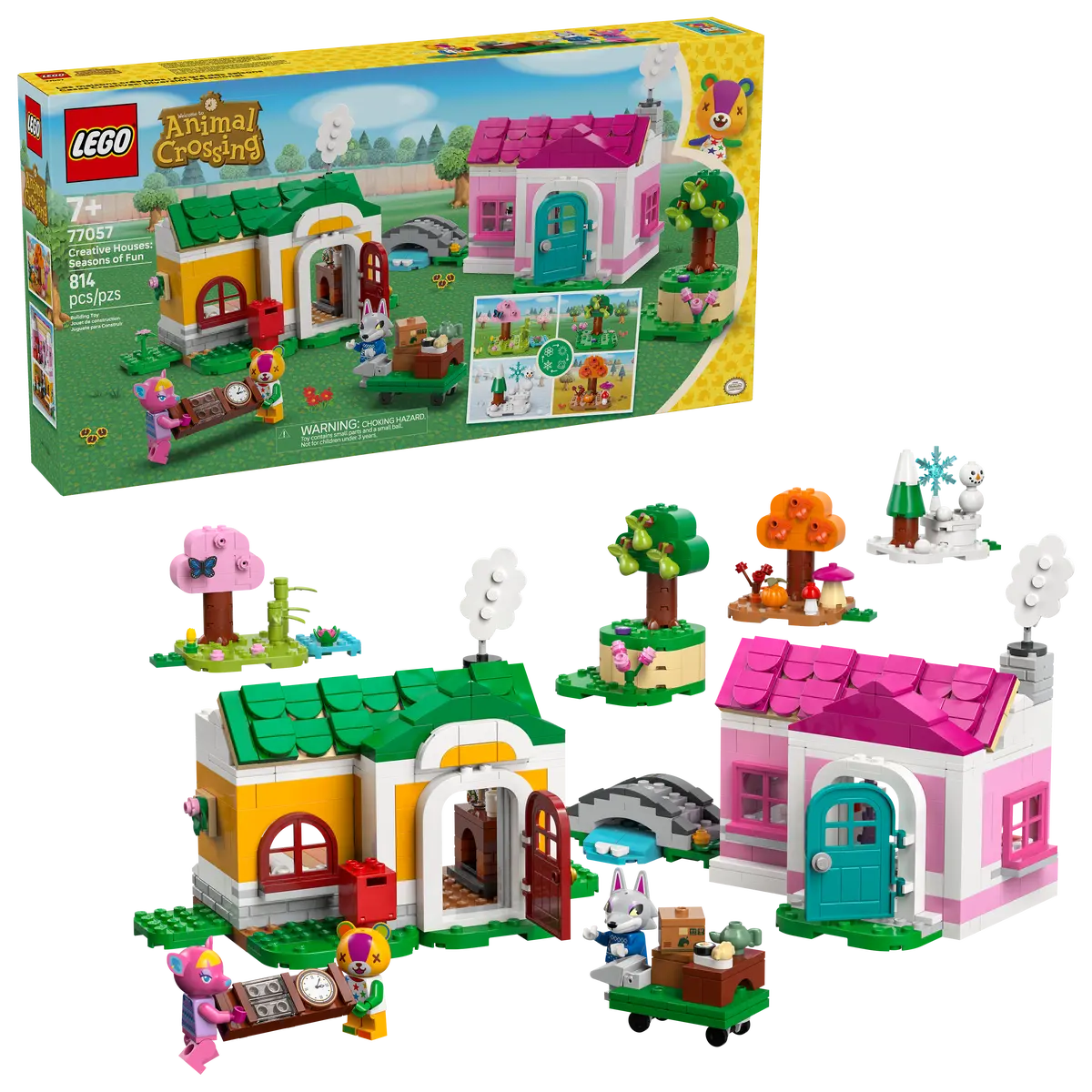 77057 Lego Animal Crossingâ„¢ Creative Houses: Seasons of Fun - 77057