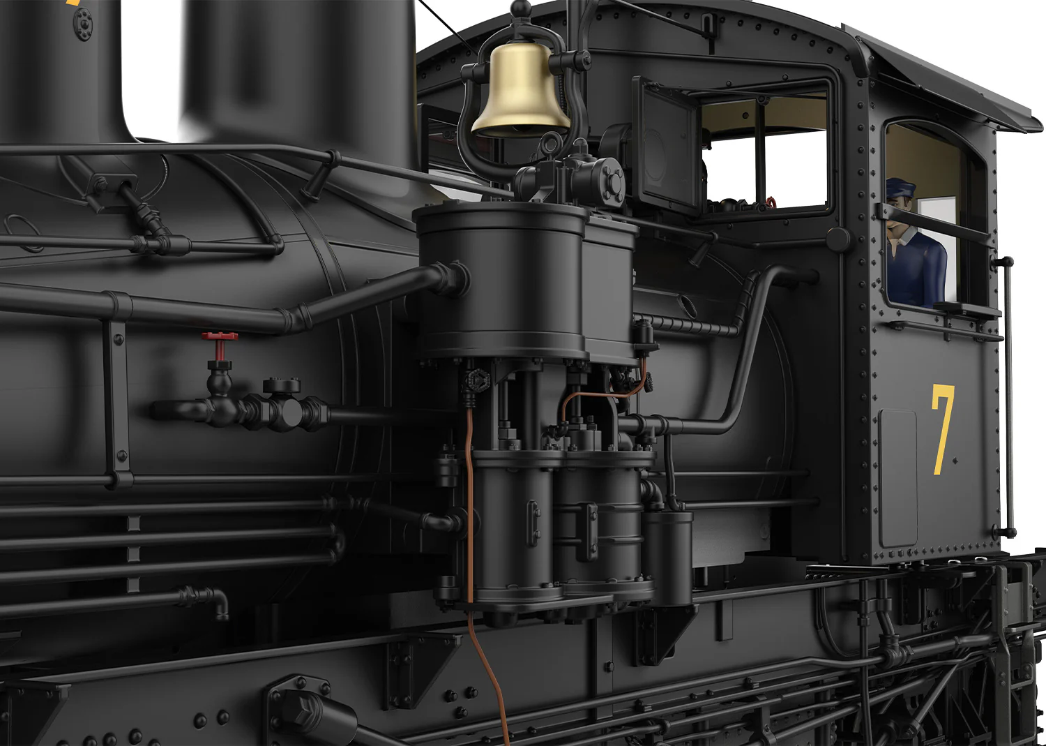 L26702 WSLC RR Steam Locomotive Shay Nr. 7 Ep. III - Image 5