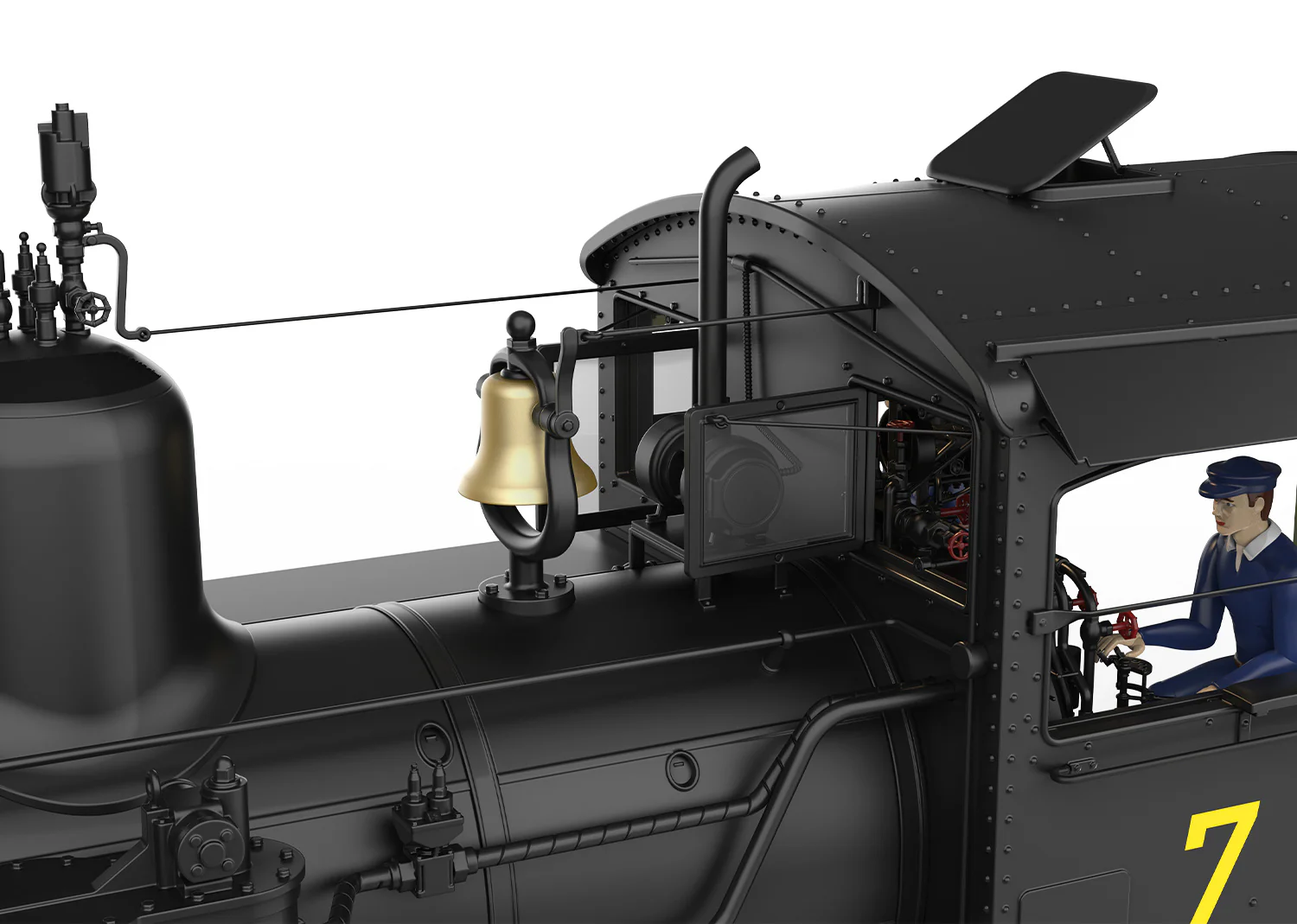 L26702 WSLC RR Steam Locomotive Shay Nr. 7 Ep. III - Image 7