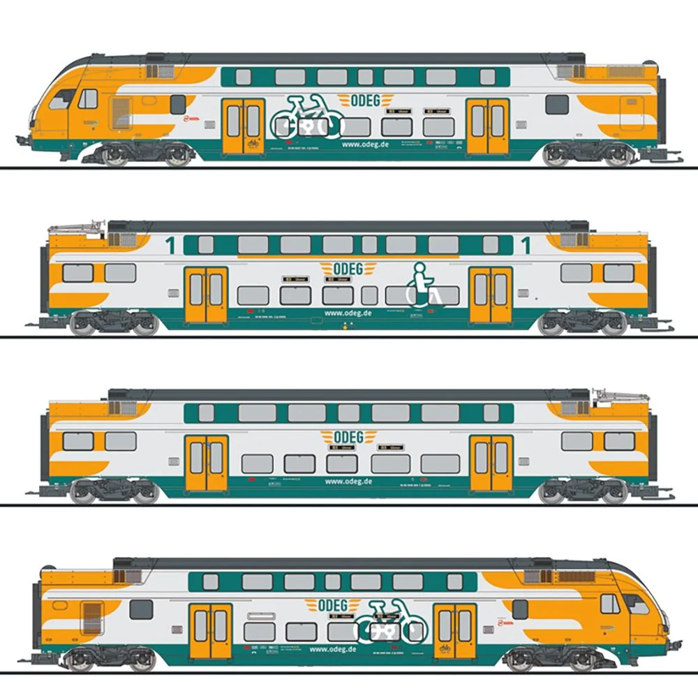 L133853 4-part Electric multiple unit, "KISS", ODEG, Ep.VI