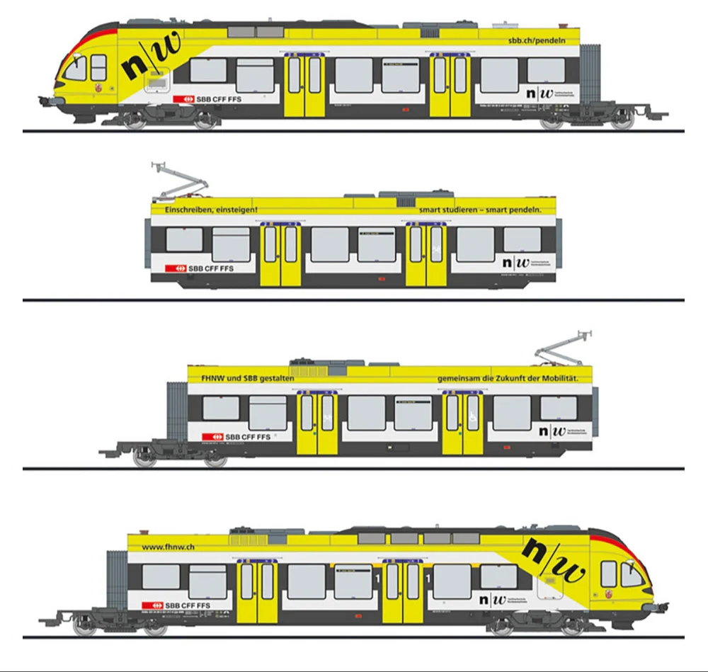 L133868 4-part electric multiple unit, "FLIRT", SBB-CFF, Ep.VI, WS dig.