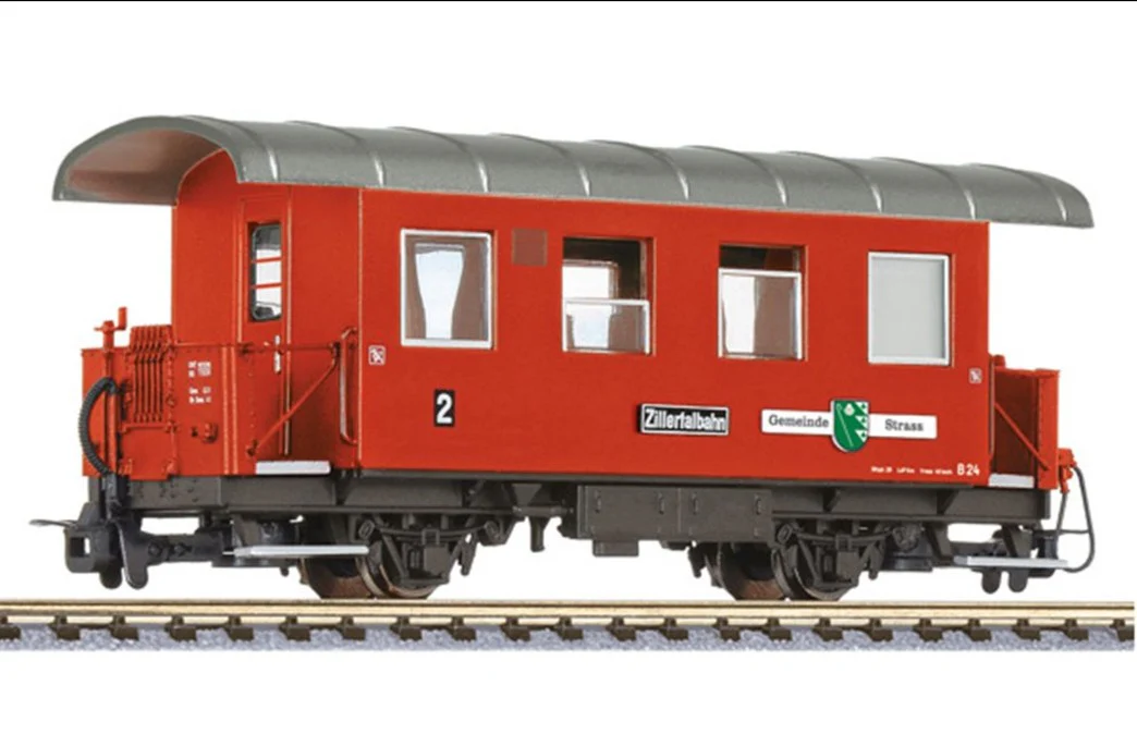 L344367 2-axle coach, B 24, "Gemeinde Strass", Zillertalbahn, Ep.VI