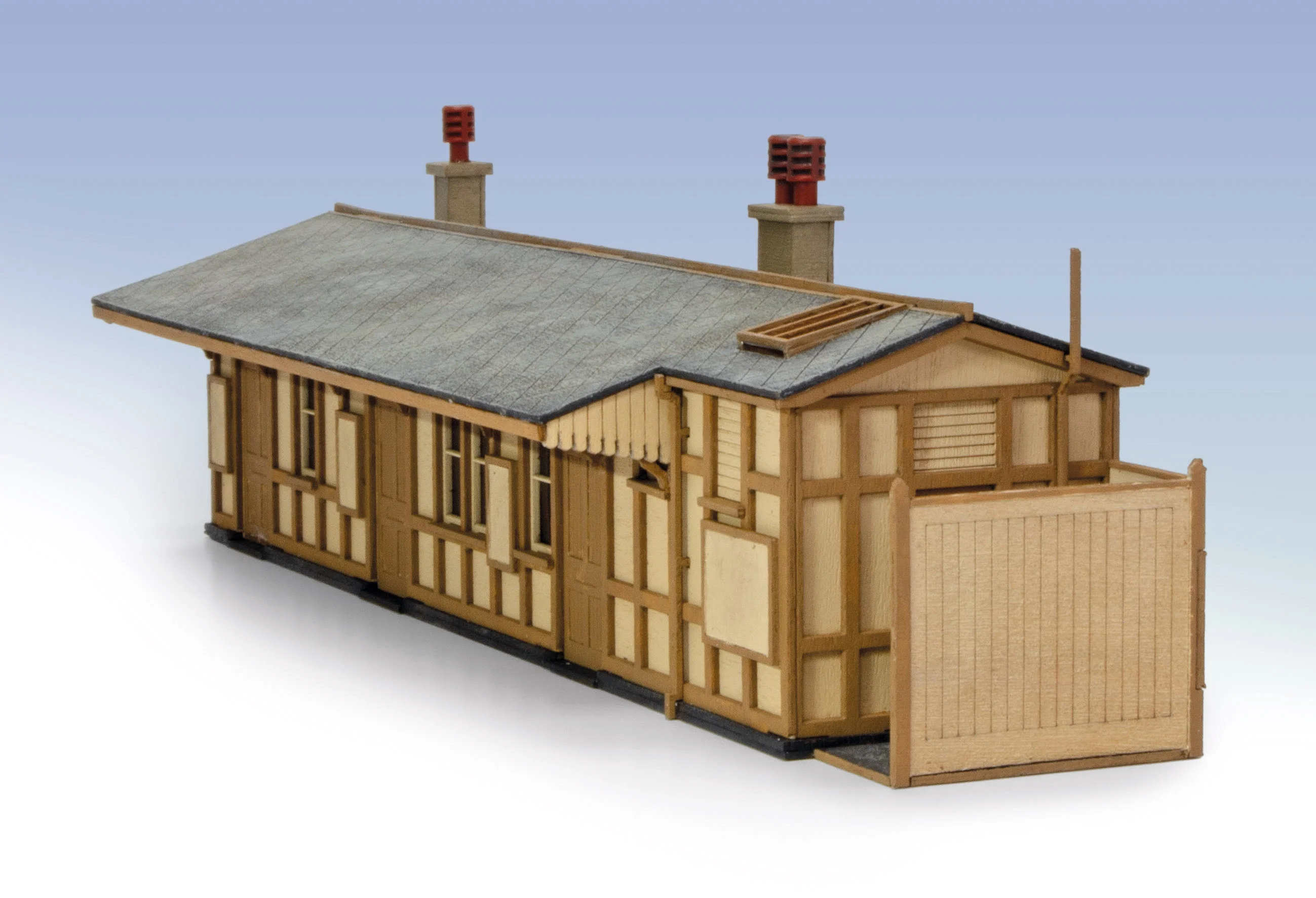 LK205 Lineside Laser Cut Kit - GWR Wooden Station Building (Monkton Combe)