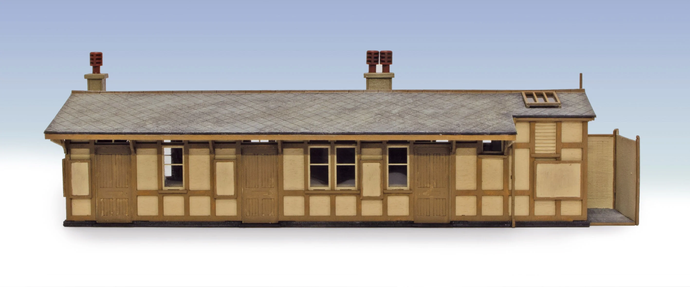 LK205 Lineside Laser Cut Kit - GWR Wooden Station Building (Monkton Combe) - Image 3