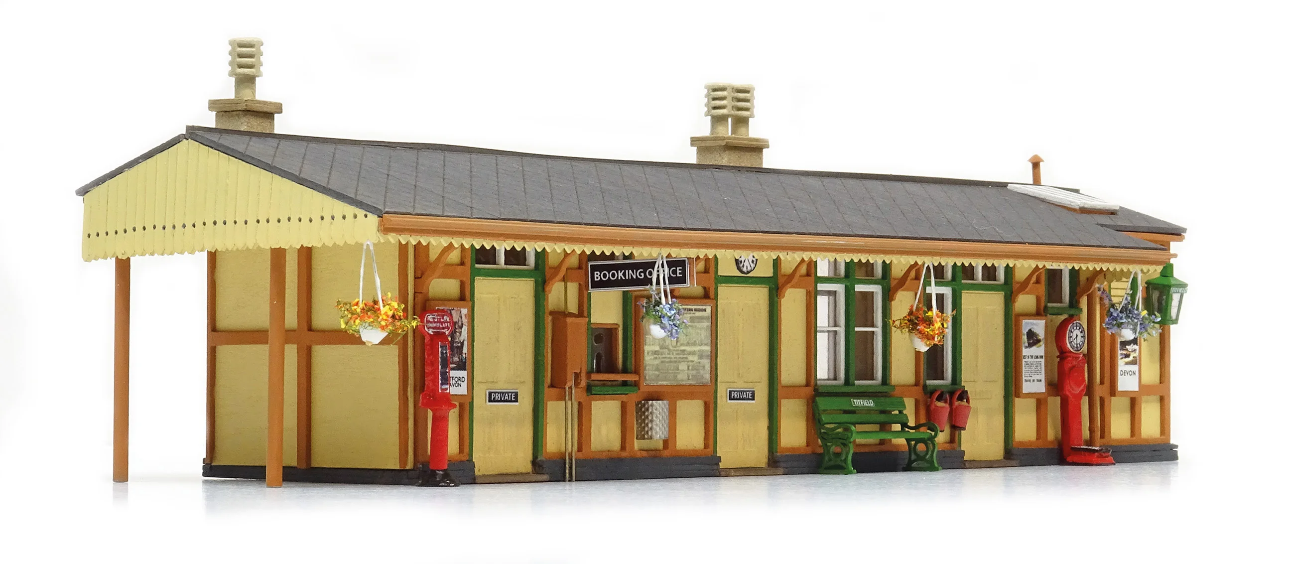 LK205 Lineside Laser Cut Kit - GWR Wooden Station Building (Monkton Combe) - Image 4