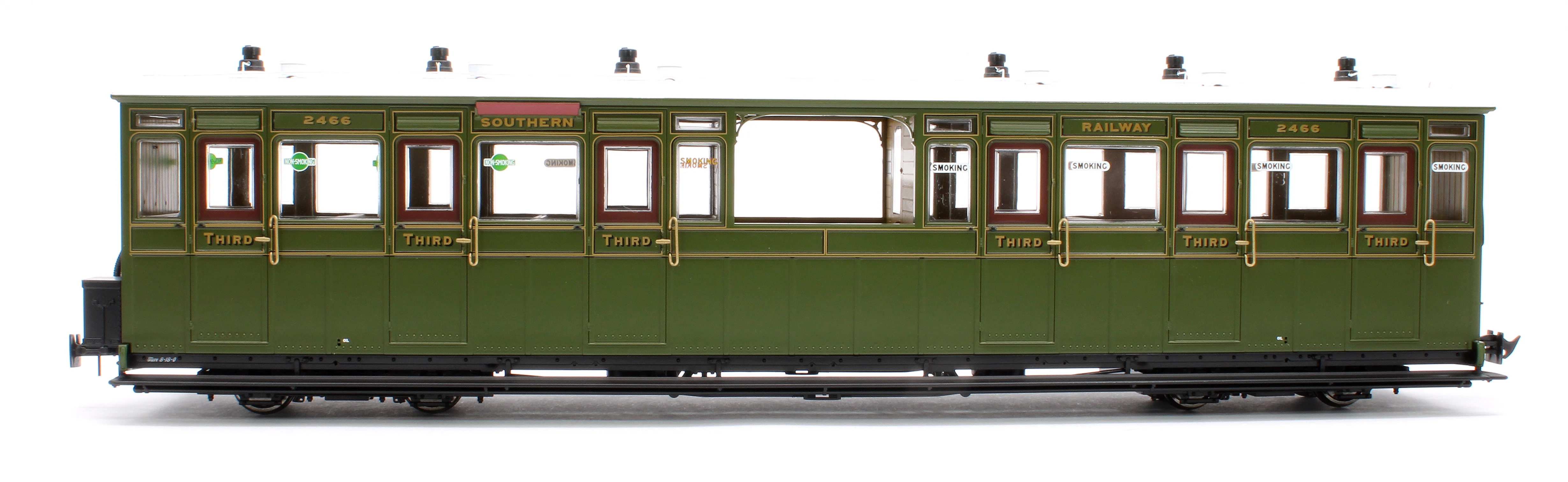 LHT-7NP-002 Lynton & Barnstaple Open 3rd Southern SR Olive Green 2466 1924-1935 - Image 2