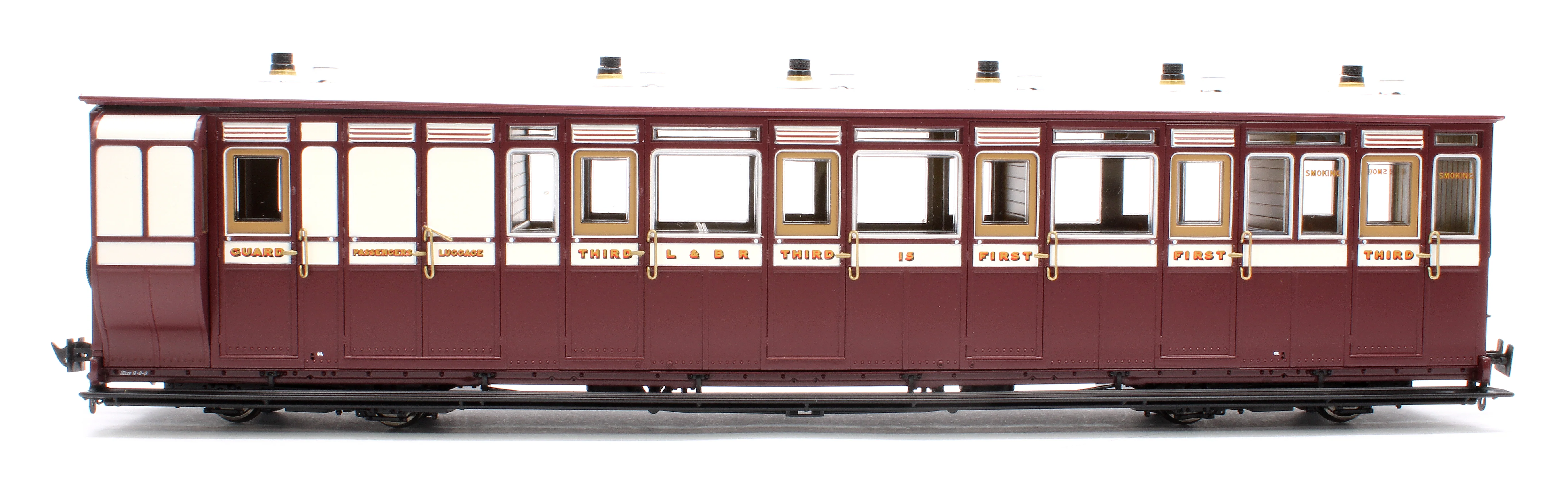 LHT-7NP-007D Lynton & Barnstaple Brake Composite Red/Ivory No.15 1902-1922 - DCC Fitted - Image 2