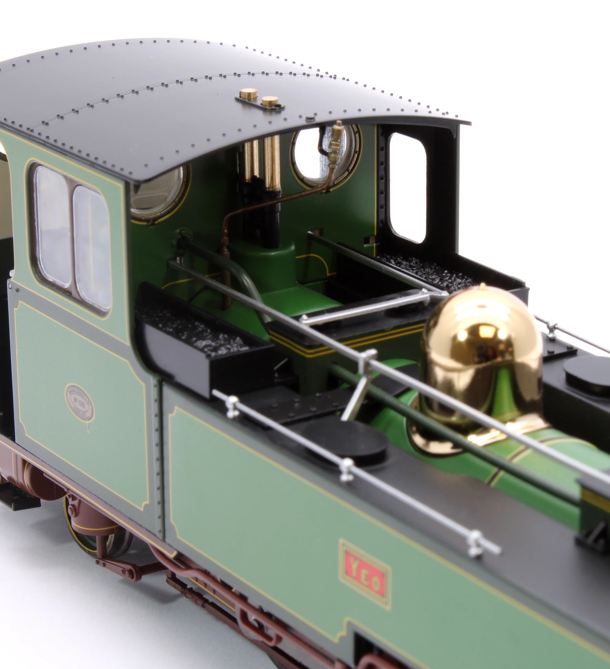 LHT-7NS-002S Lynton & Barnstaple Manning Wardle 2-6-2 YEO Lynton & Barnstaple Livery 1903-1913 (Early Cab) DCC Sound - Image 12