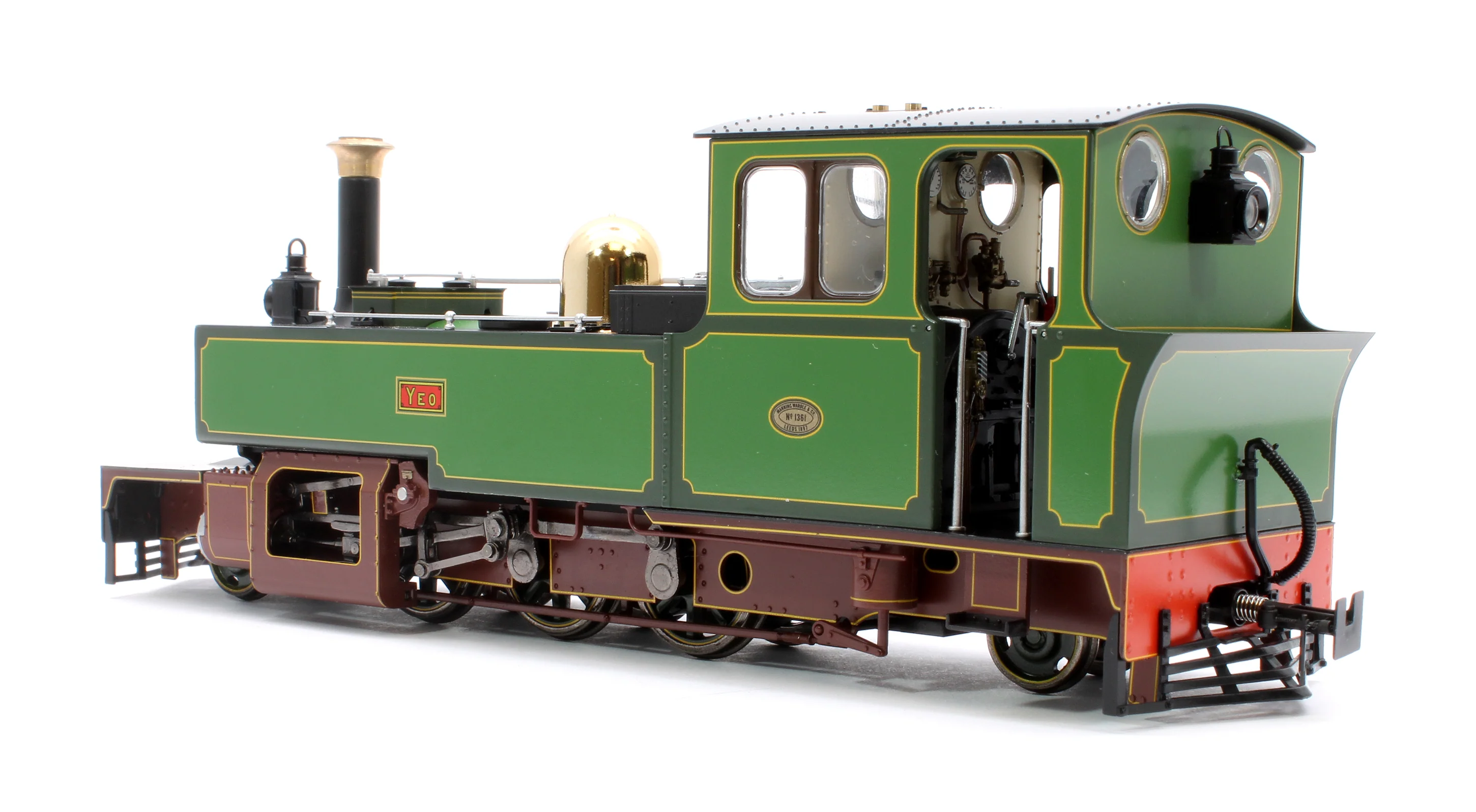 LHT-7NS-002S Lynton & Barnstaple Manning Wardle 2-6-2 YEO Lynton & Barnstaple Livery 1903-1913 (Early Cab) DCC Sound - Image 2