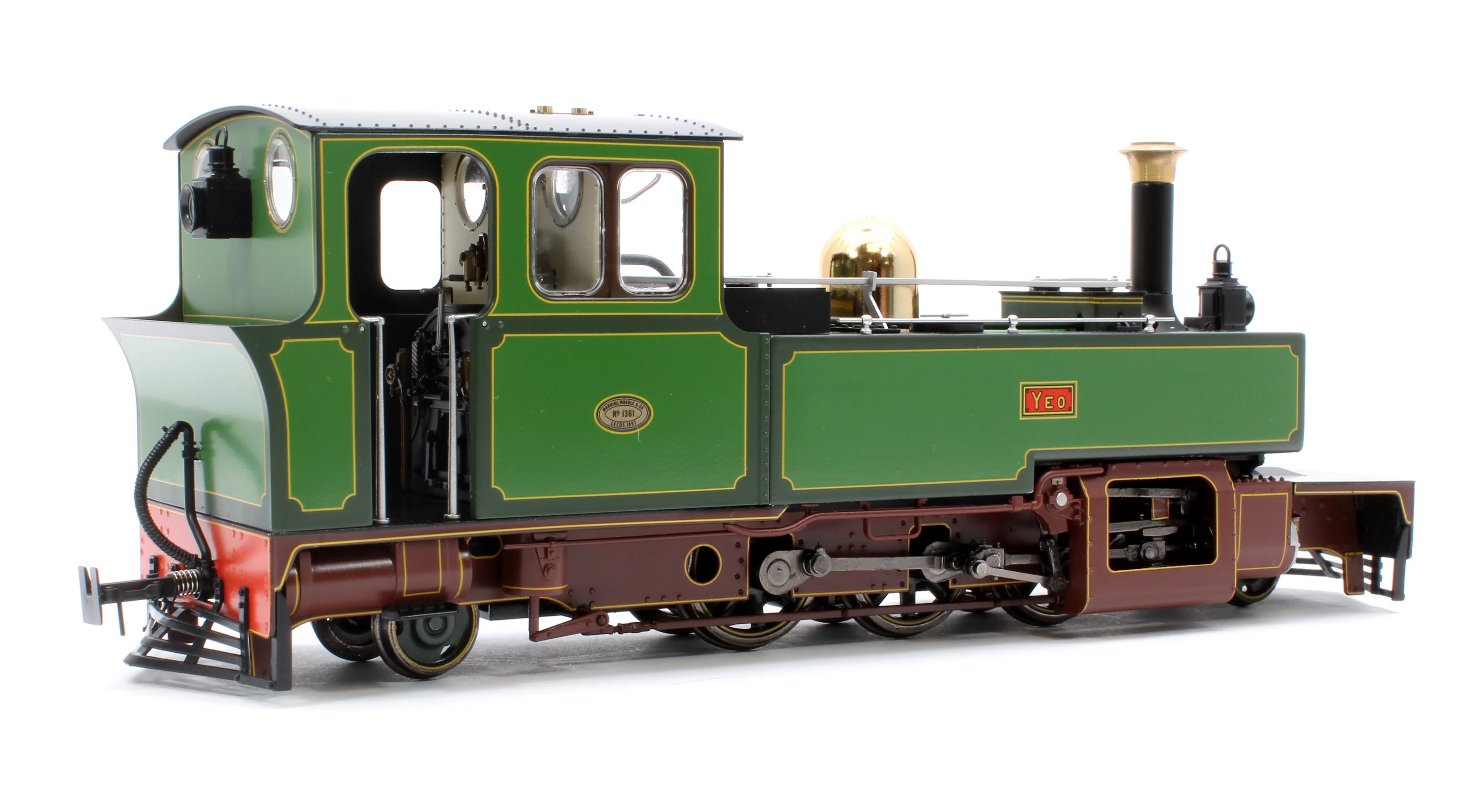 LHT-7NS-002S Lynton & Barnstaple Manning Wardle 2-6-2 YEO Lynton & Barnstaple Livery 1903-1913 (Early Cab) DCC Sound - Image 3