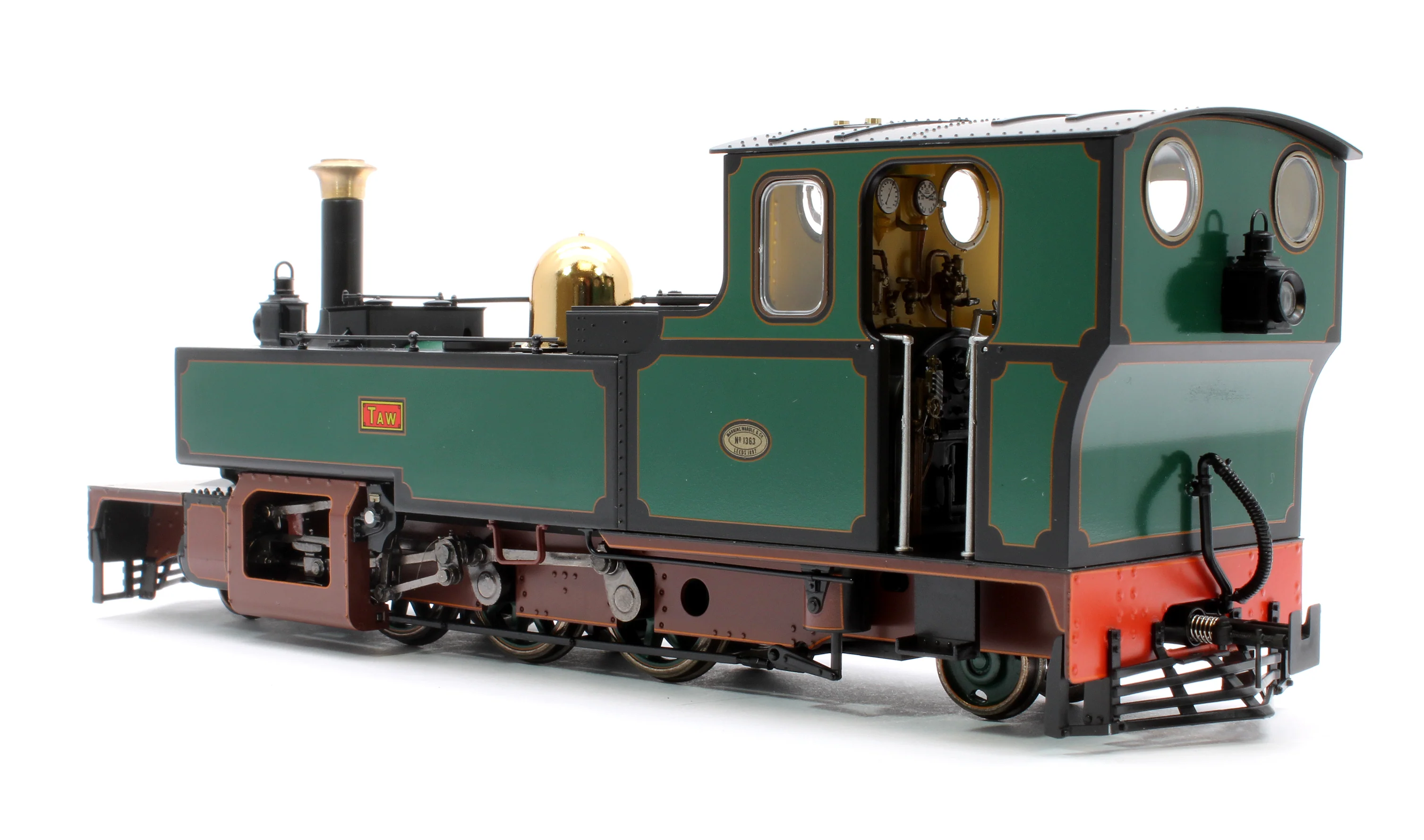 LHT-7NS-003 Lynton & Barnstaple Manning Wardle 2-6-2 TAW Lynton & Barnstaple Livery 1913-1924 (Late Cab) - Image 2