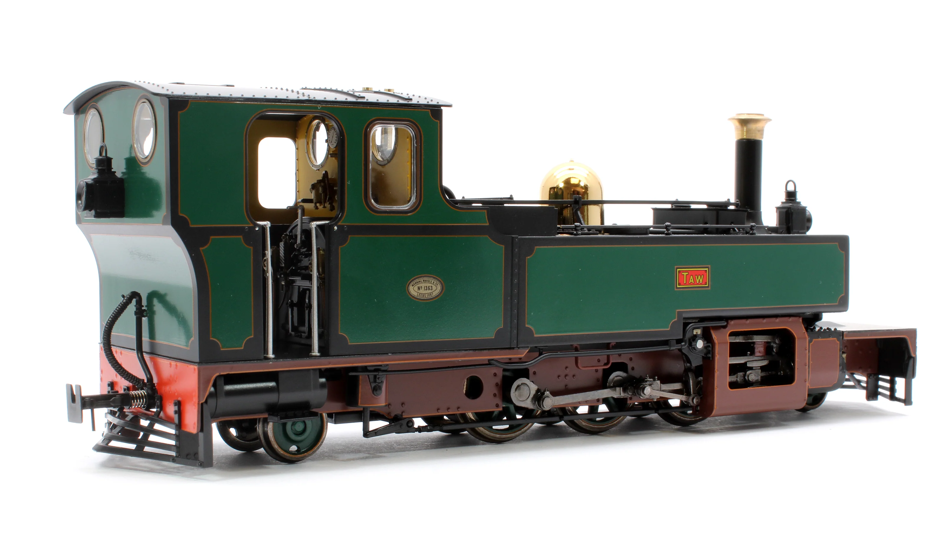 LHT-7NS-003D Lynton & Barnstaple Manning Wardle 2-6-2 TAW Lynton & Barnstaple Livery 1913-1924 (Late Cab) - DCC Fitted - Image 3